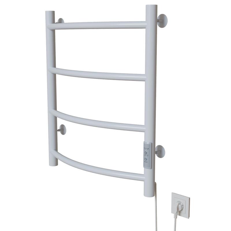 Изображение товара Электрический полотенцесушитель Mixline Capella 600 мм 201 Вт белый законченая модель