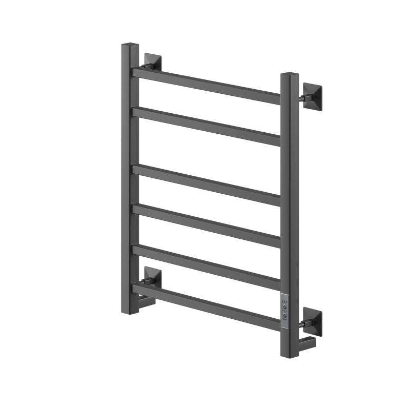 Изображение товара Электрический полотенцесушитель Mixline FORTUNE 530x800 мм 323 Вт лесенка черный