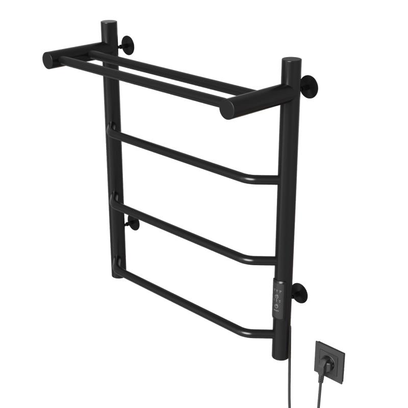 Изображение товара Полотенцесушитель электрический MIXLINE MIRA 532x600 мм 251 Вт черный