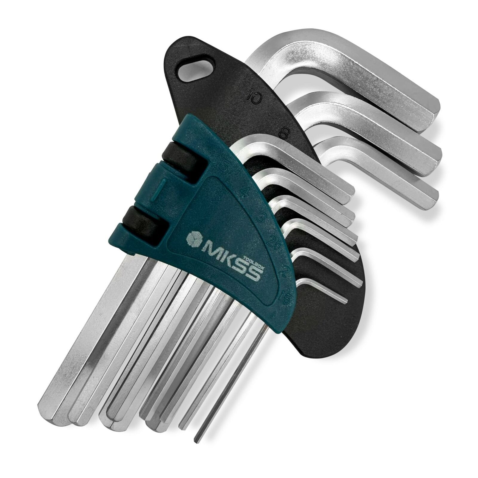 Изображение товара Набор ключей шестигранных MKSS Toolbox NK1001 9 шт 1.5-10 мм