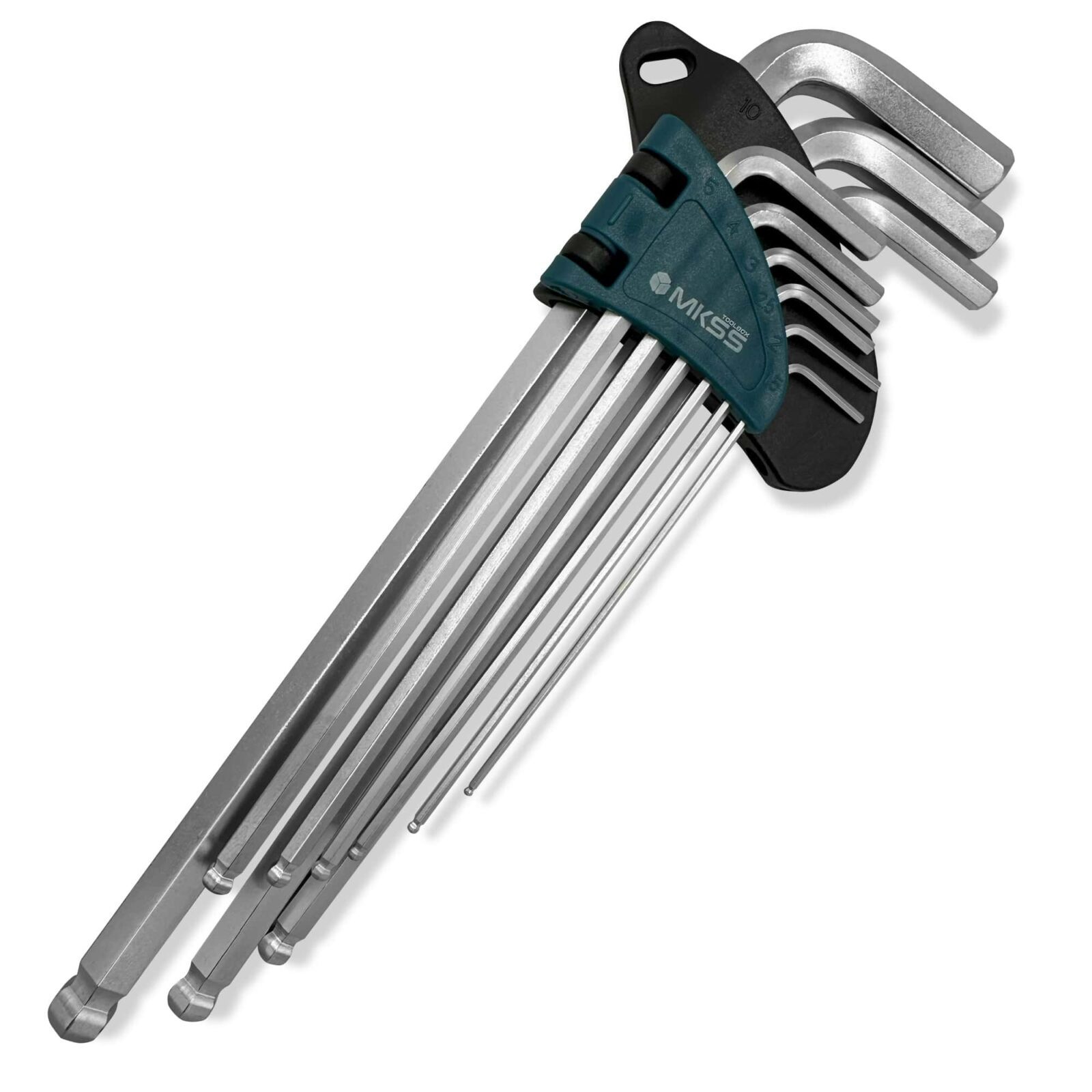 Изображение товара Набор ключей шестигранных Mkss Toolbox NK1013 1.5-10 мм, 9 шт
