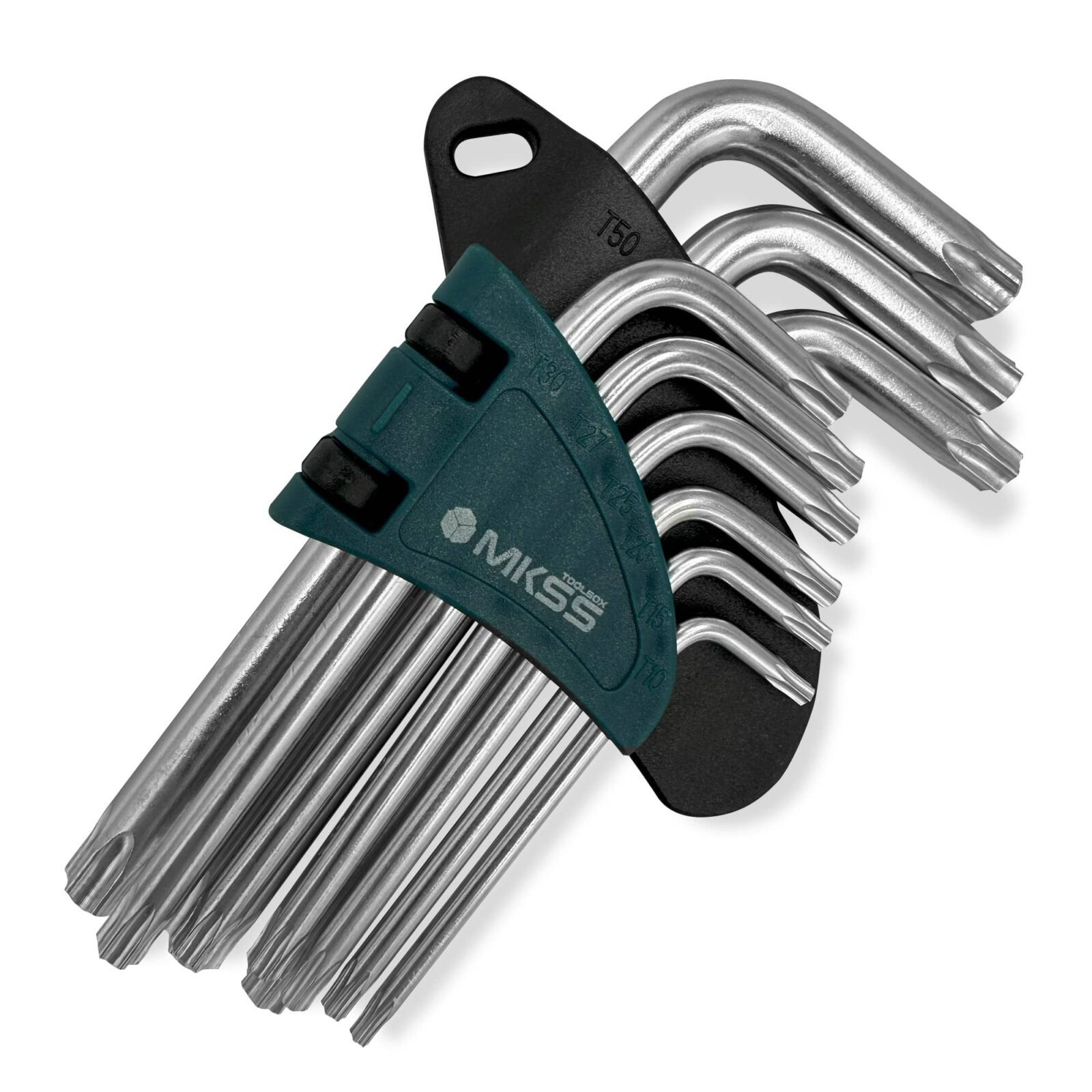 Изображение товара Набор ключей Torx Mkss Toolbox NK1021 9 шт хромованадиевая сталь Изображение товара Набор ключей Torx Mkss Toolbox NK1021 9 шт хромованадиевая сталь