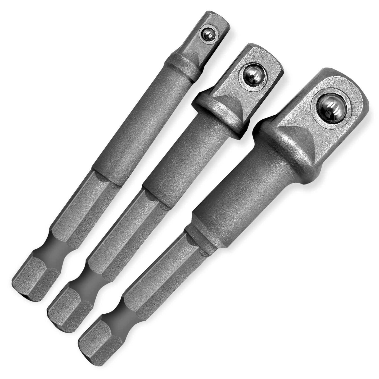 Изображение товара Набор адаптеров MKSS Toolbox MK3104 3 шт для бит шуруповерта прочный сплав