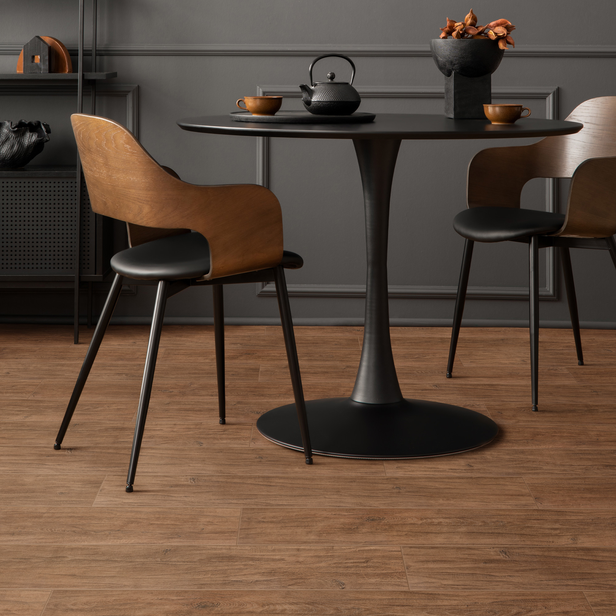 Изображение товара Ламинат Джедда 33 класс 12 мм с фаской коричневый 1.253 м²