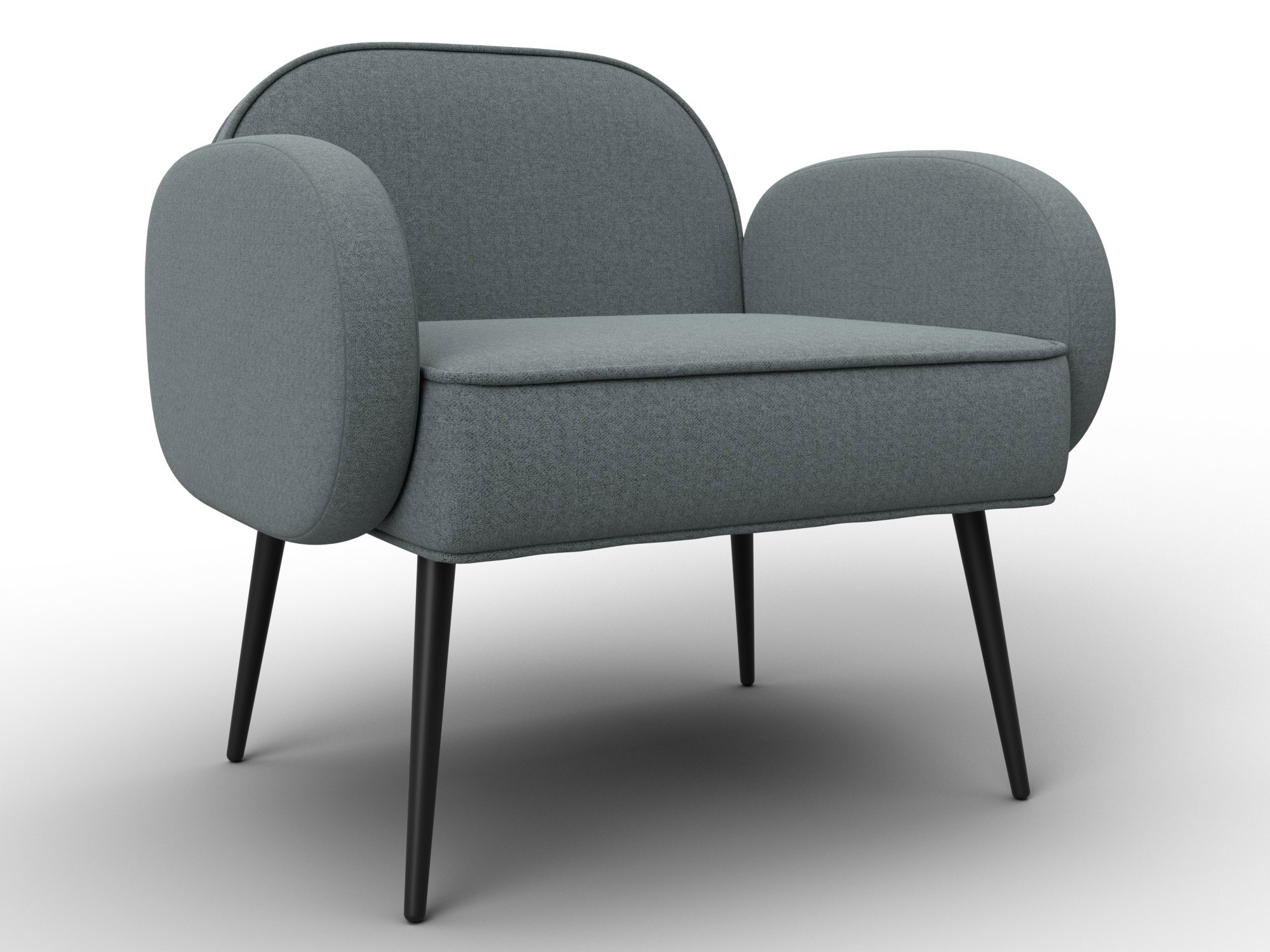 Изображение товара Кресло Лига-086 серое амур 07 для дома и офиса