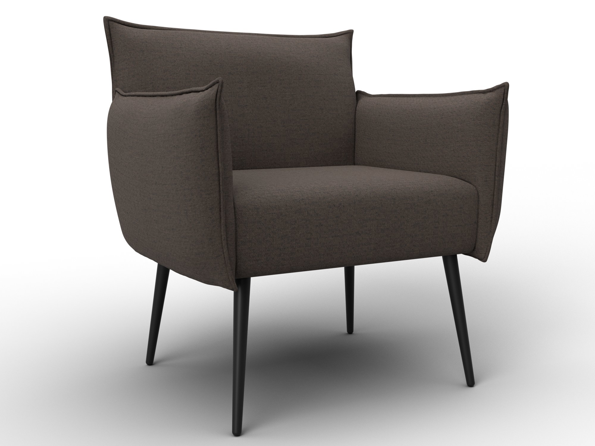 Изображение товара Кресло Лига-083 коричневое рогожка 80x81x65 см