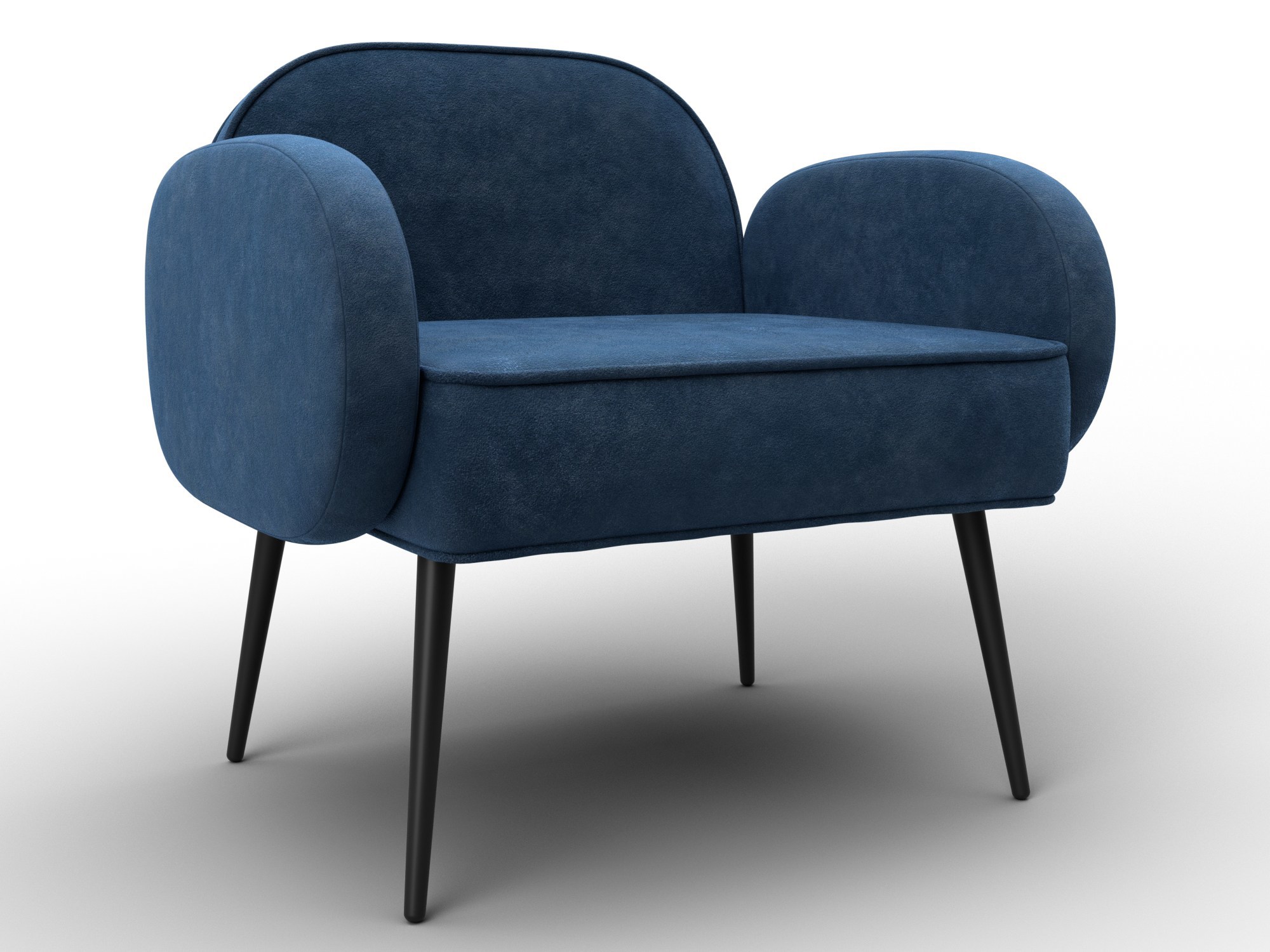 Изображение товара Кресло Лига диванов Лига-086 132444 72x73x60 см велюр цвет brut 11 синий