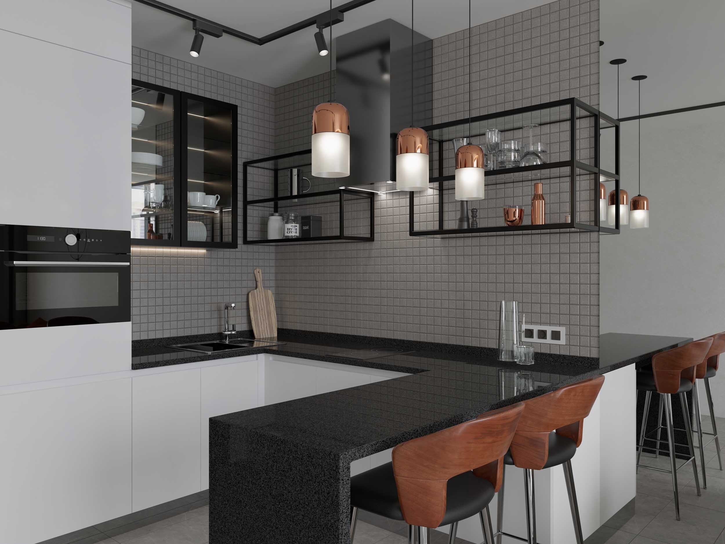 Изображение товара Мозаика из керамогранита Estima Melody MO03 30x30см неполированная (чип 5x5), цена за штуку