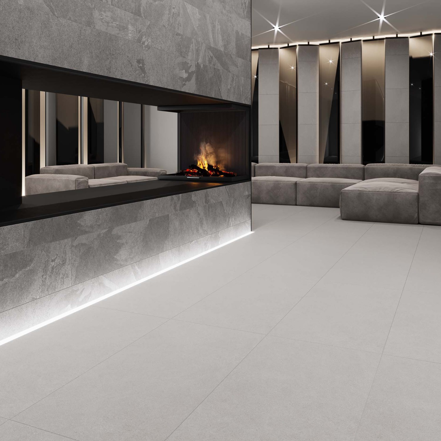 Изображение товара Керамогранит Estima Terra TE03 60x120 см серый неполированный для интерьера и фасадов