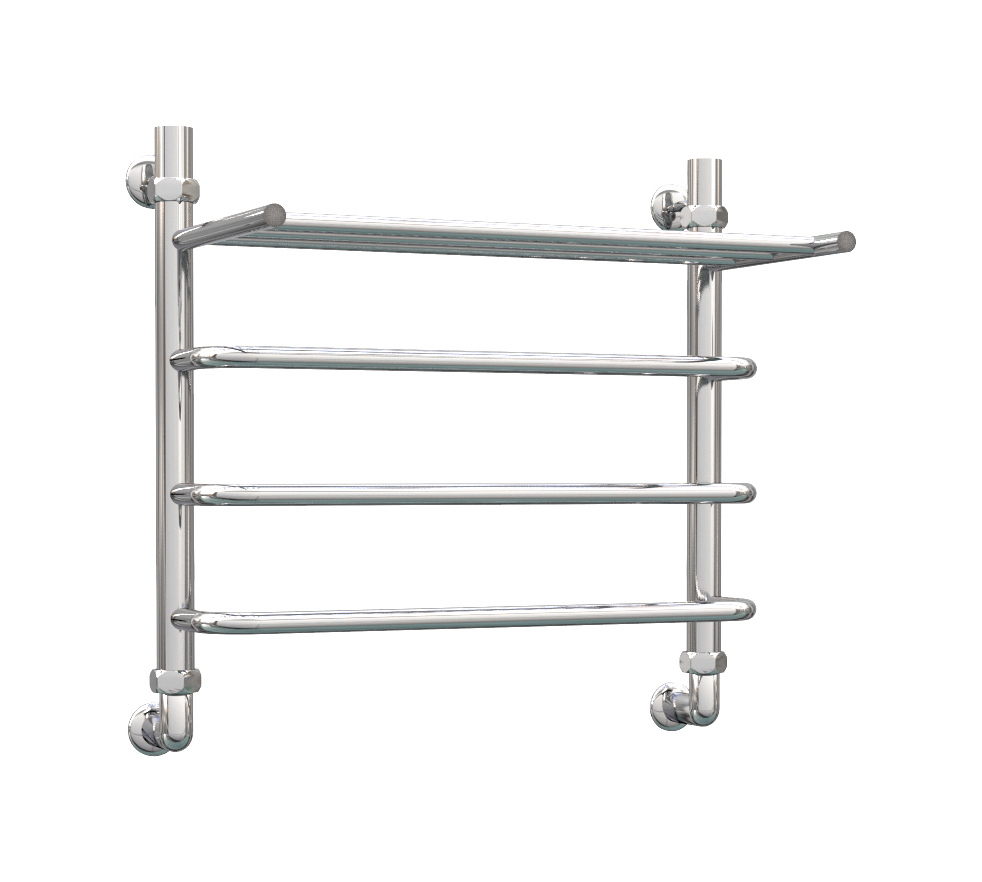 Изображение товара Полотенцесушитель водяной лесенка Роснерж L102100 500x630 мм универсальная подводка нержавеющая сталь цвет серебристый