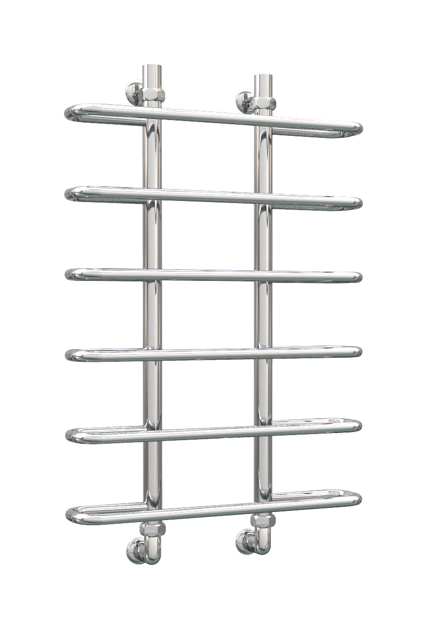 Изображение товара Водяной полотенцесушитель Роснерж Лесенка 80x50 см нержавеющая сталь серебристый