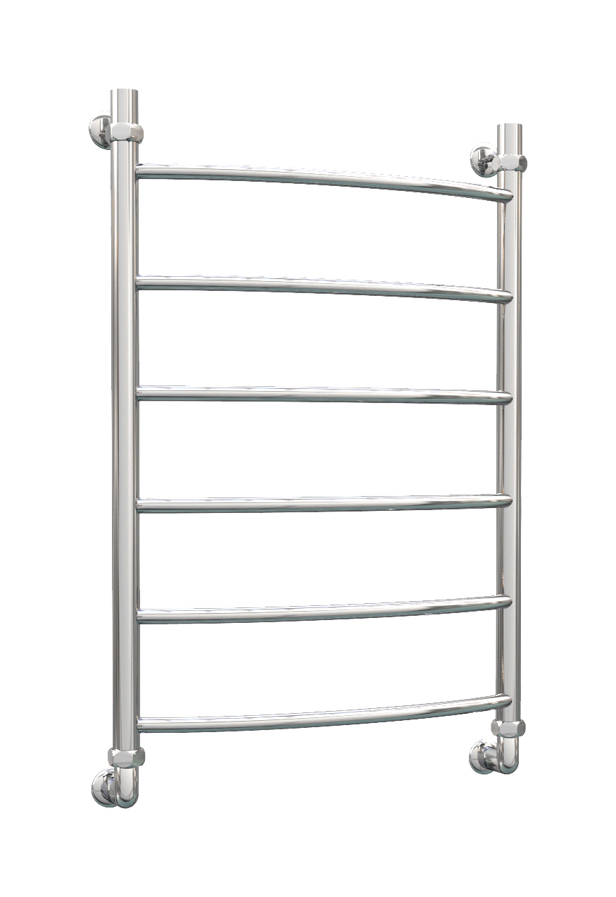 Изображение товара Полотенцесушитель водяной лесенка Роснерж L104000 800x430 мм универсальная подводка нержавеющая сталь цвет серебристый