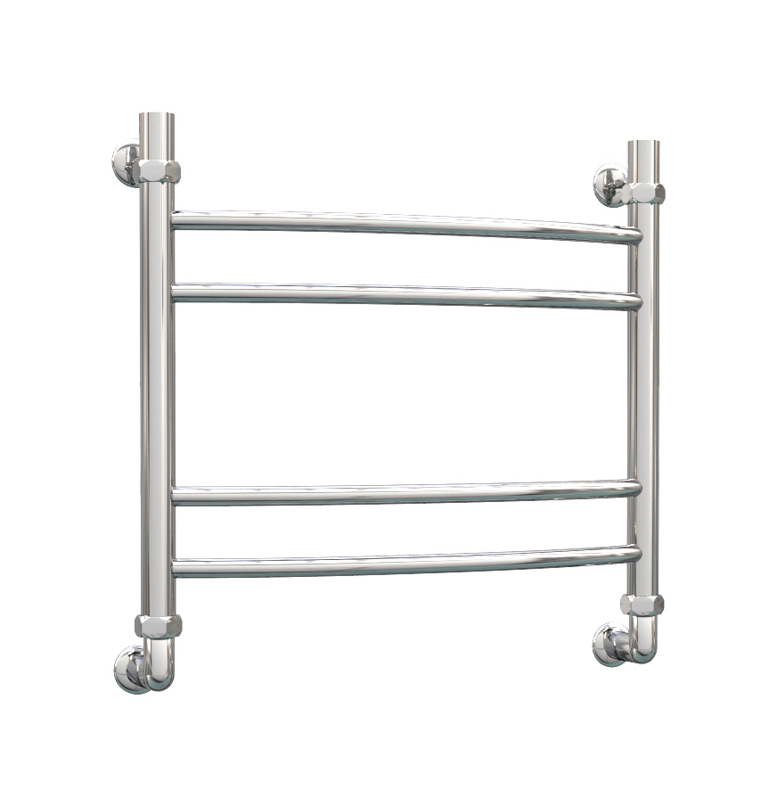 Изображение товара Полотенцесушитель водяной лесенка Роснерж L104010 500x430 мм универсальная подводка нержавеющая сталь цвет серебристый