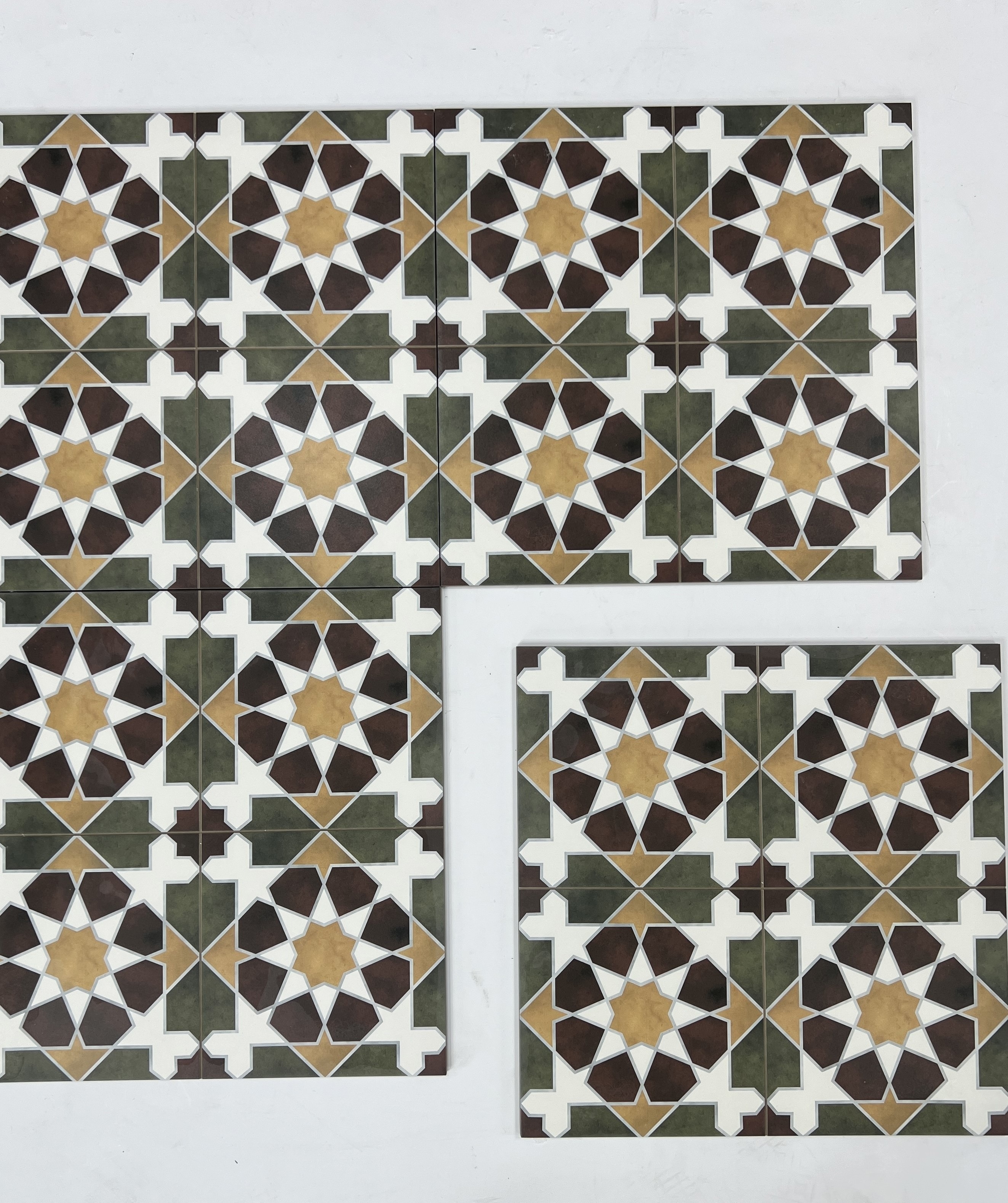 Изображение товара Керамогранит NICEKER Rabat Green Pre-cut Matt Mix 45.2x45.2 разноцветный для внутренней и наружной