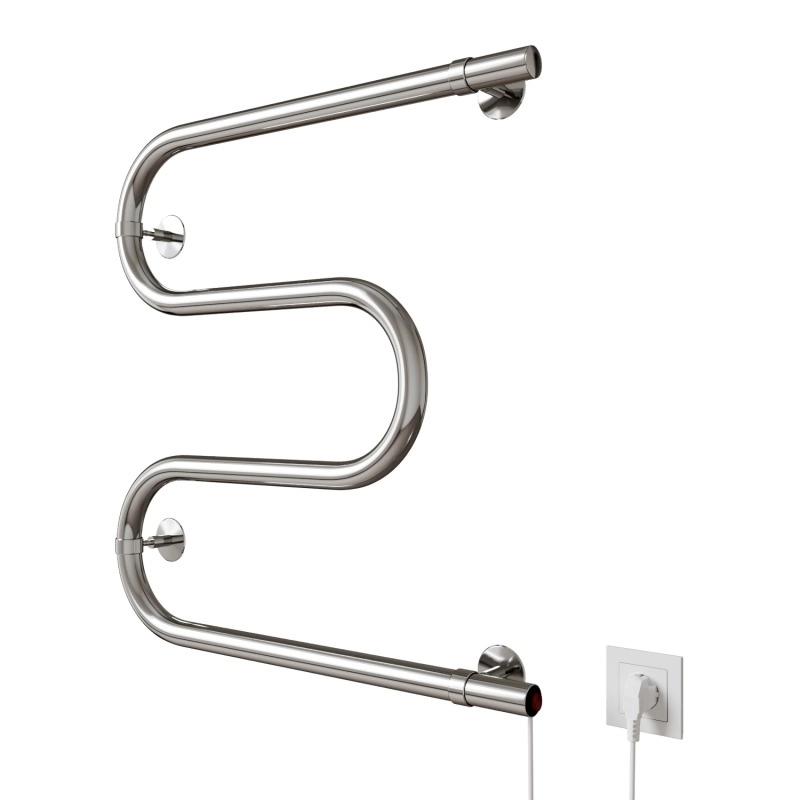 Изображение товара Электрический полотенцесушитель Mixline SIMPLE 500x525 мм 153 Вт серый