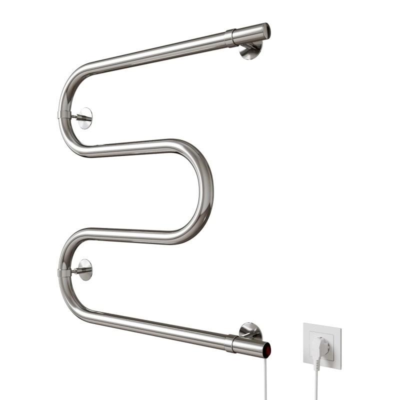 Изображение товара Электрический полотенцесушитель Mixline SIMPLE 600x525 мм 184 Вт серый