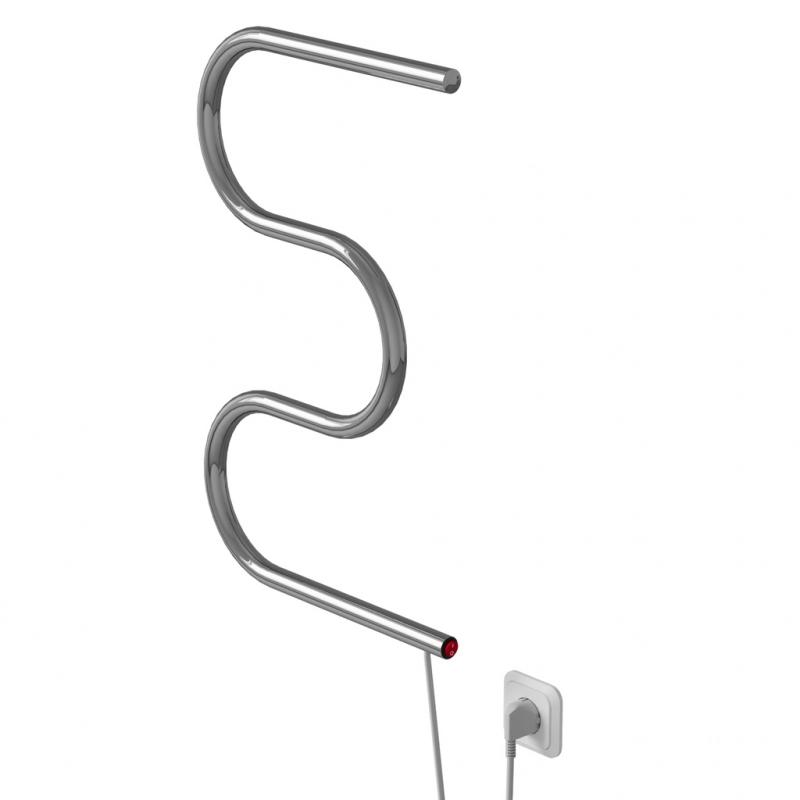 Изображение товара Полотенцесушитель электрический Mixline SIMPLE 400x625 мм 184 Вт M-образный цвет серый