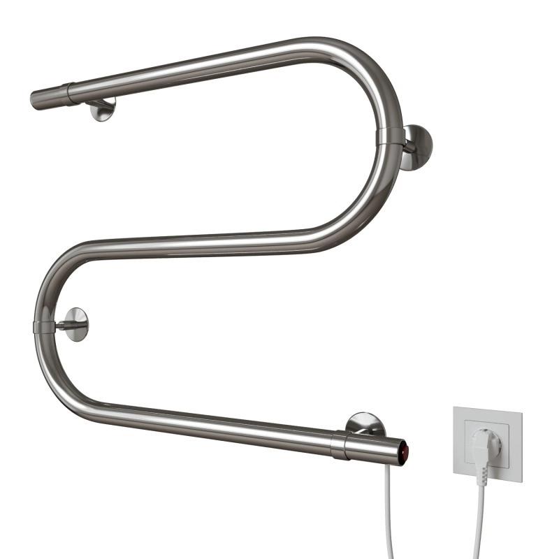 Изображение товара Электрический полотенцесушитель Mixline SIMPLE 500x425 мм 130 Вт серый