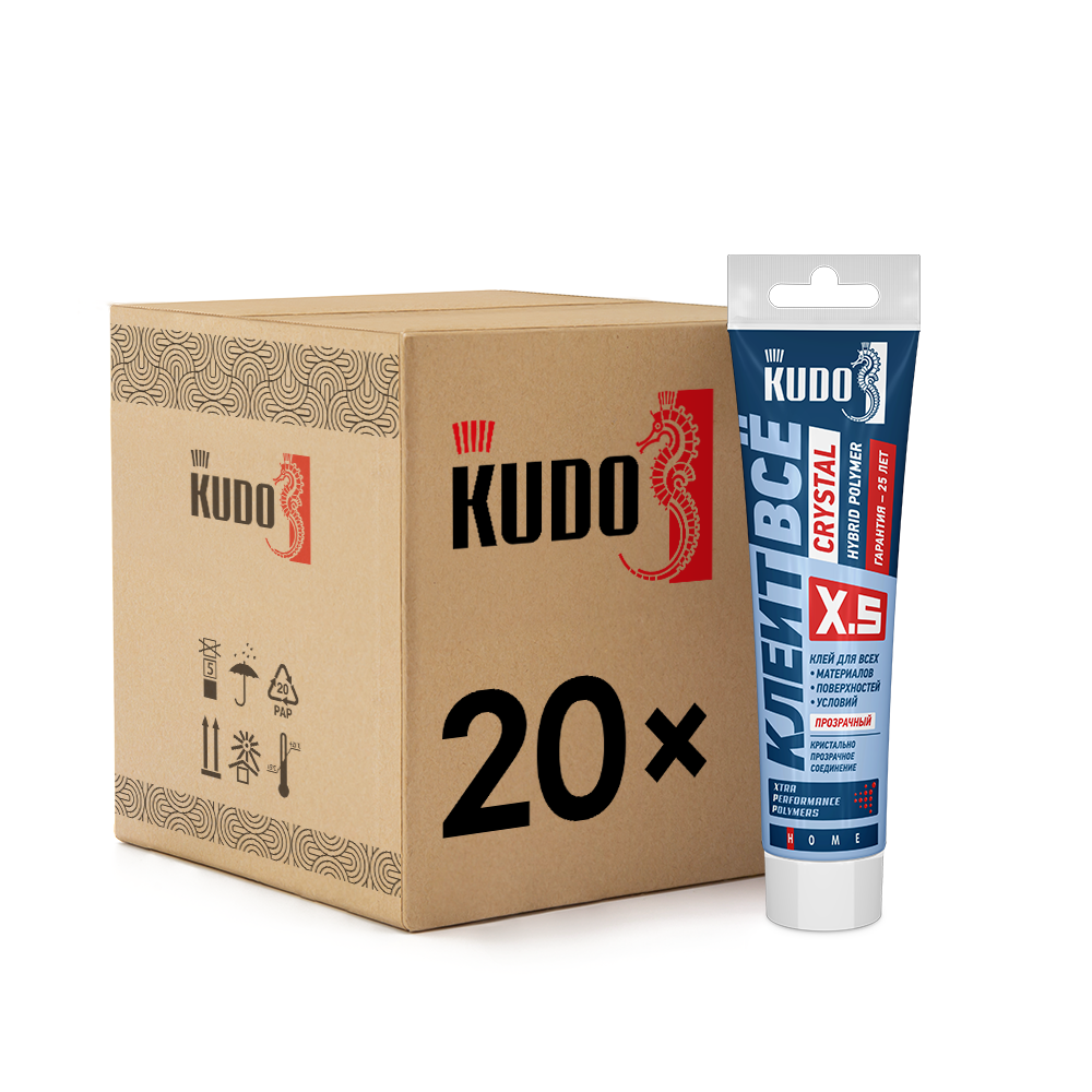 Изображение товара Универсальный прозрачный монтажный клей Kudo Crystal 110 мл для большинства материалов Изображение товара Универсальный прозрачный монтажный клей Kudo Crystal 110 мл для большинства материалов