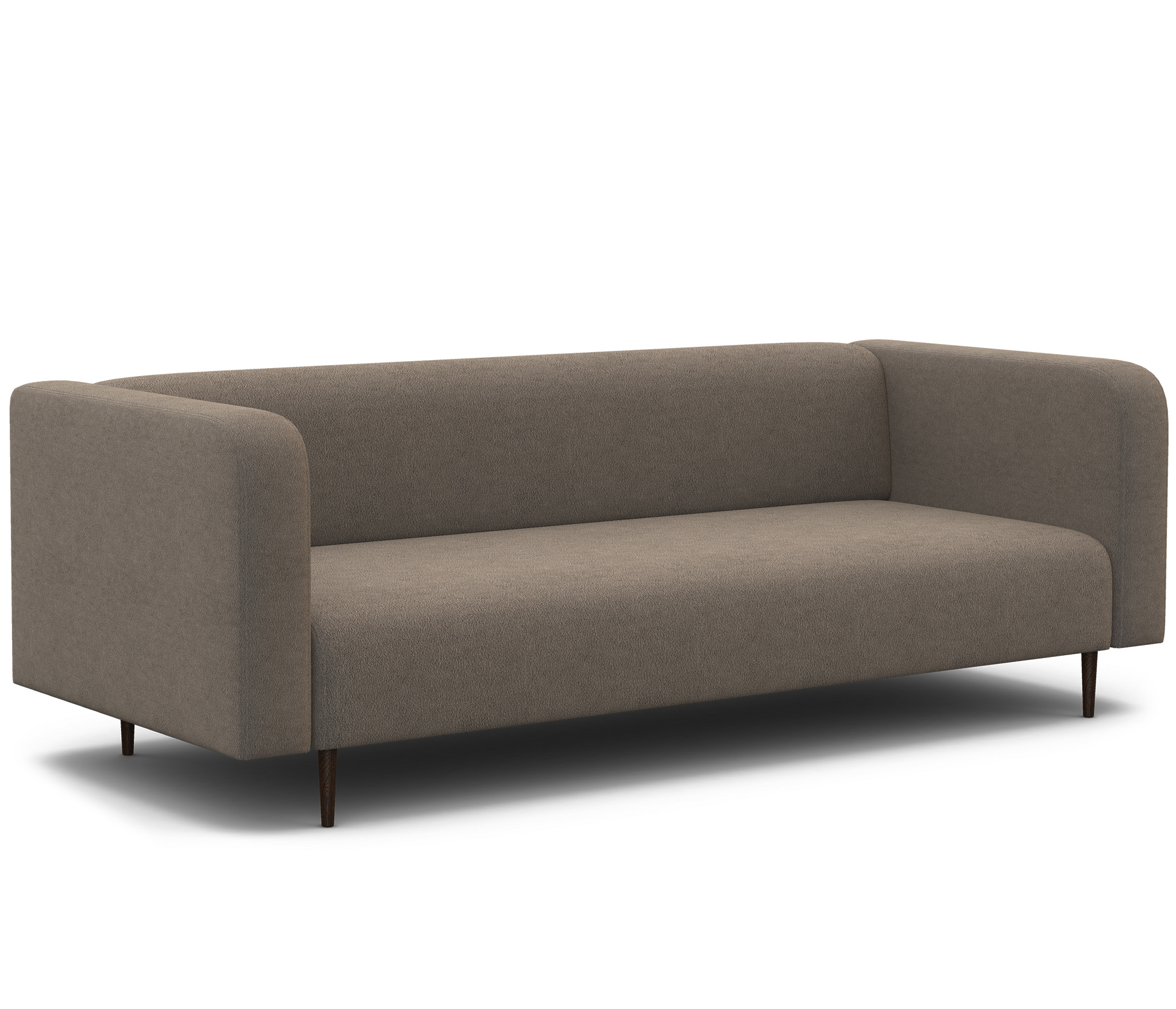 Изображение товара Диван прямой Шарм-дизайн Акцент 34062028307 светло-коричневый 184x67x78 см