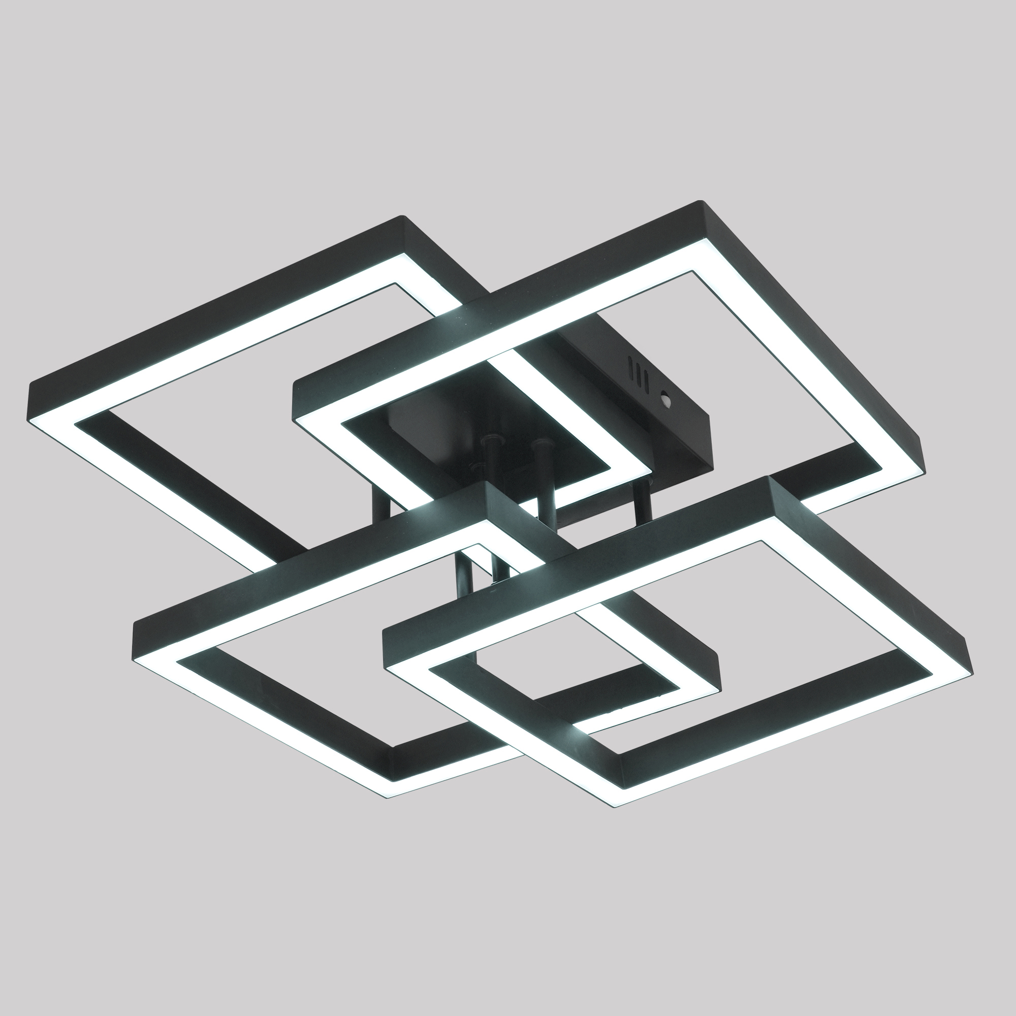 Изображение товара Люстра потолочная Хорас SF8523/4C-BK с пультом управления 15 м² регулируемый белый свет цвет черный