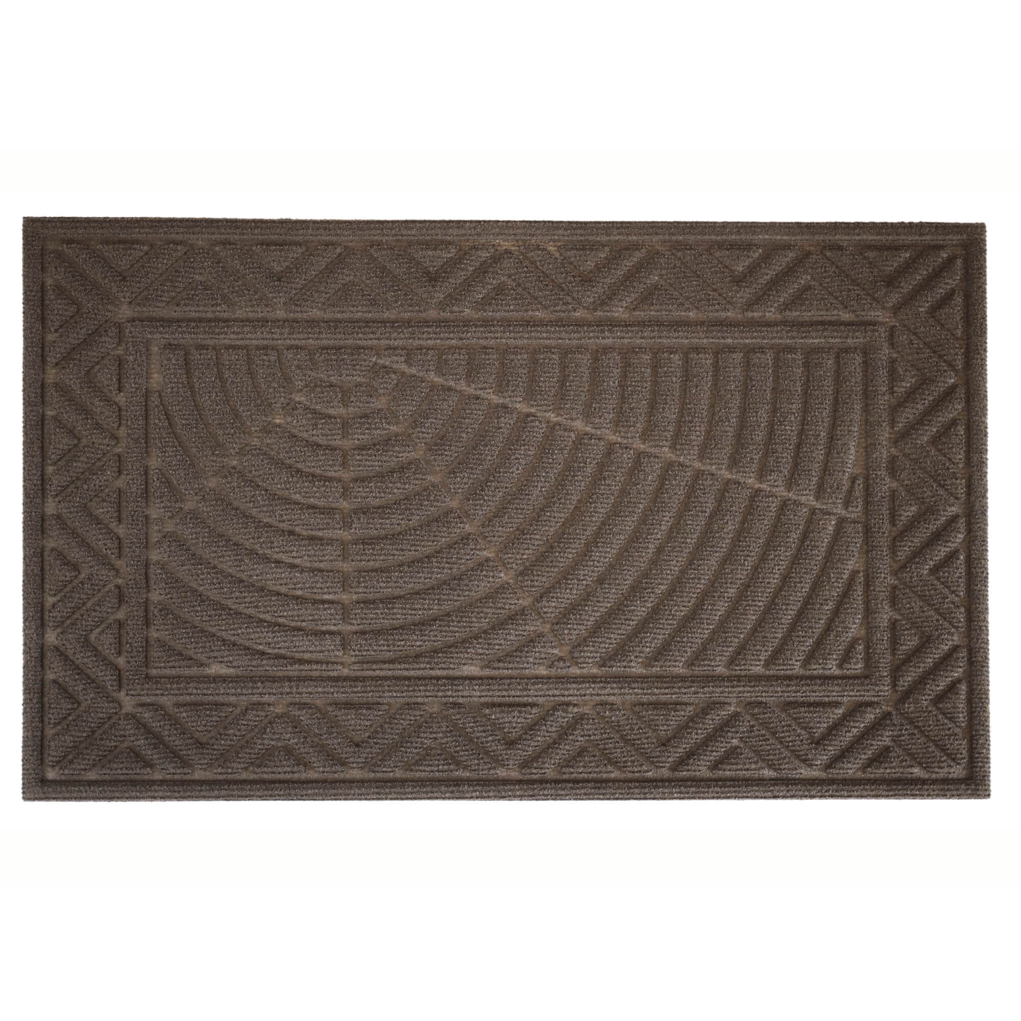 Изображение товара Коврик грязезащитный Cipro 60x90 см из полипропилена коричневый