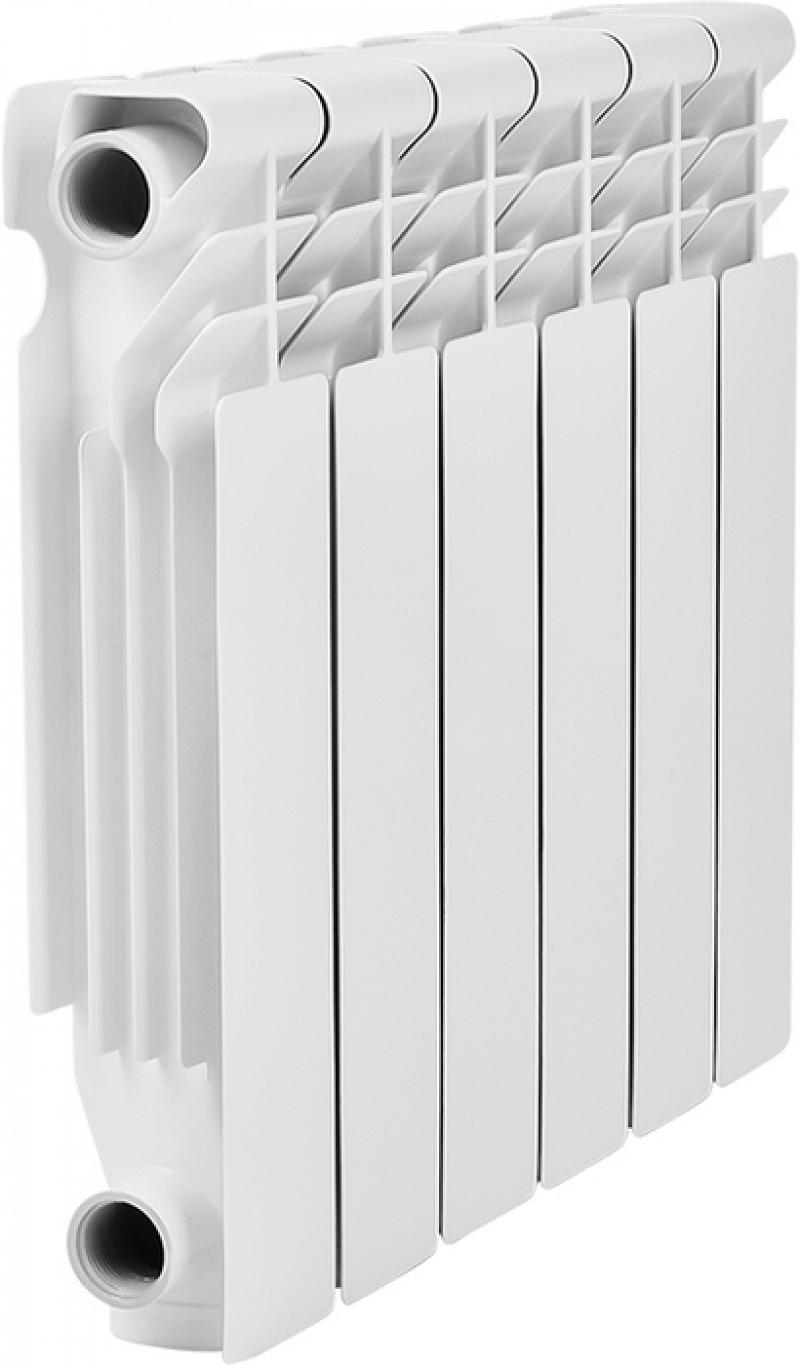 Изображение товара Радиатор секционный Smart 350/78 8 секций боковое подключение алюминий цвет белый без кроншейнов