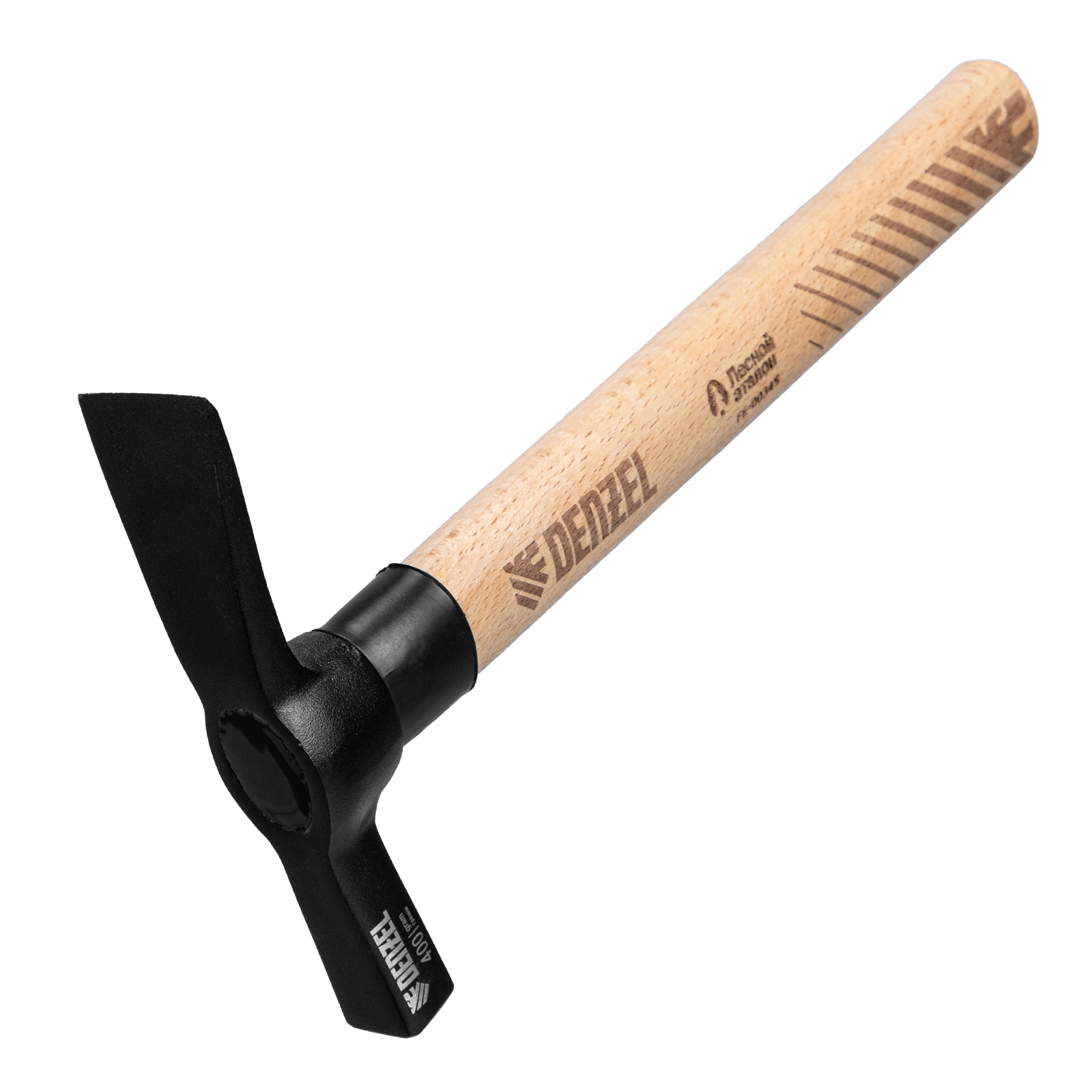 Изображение товара Молоток каменщика Denzel 10641 400 г деревянная ручка профессиональный инструмент для кладочных раб