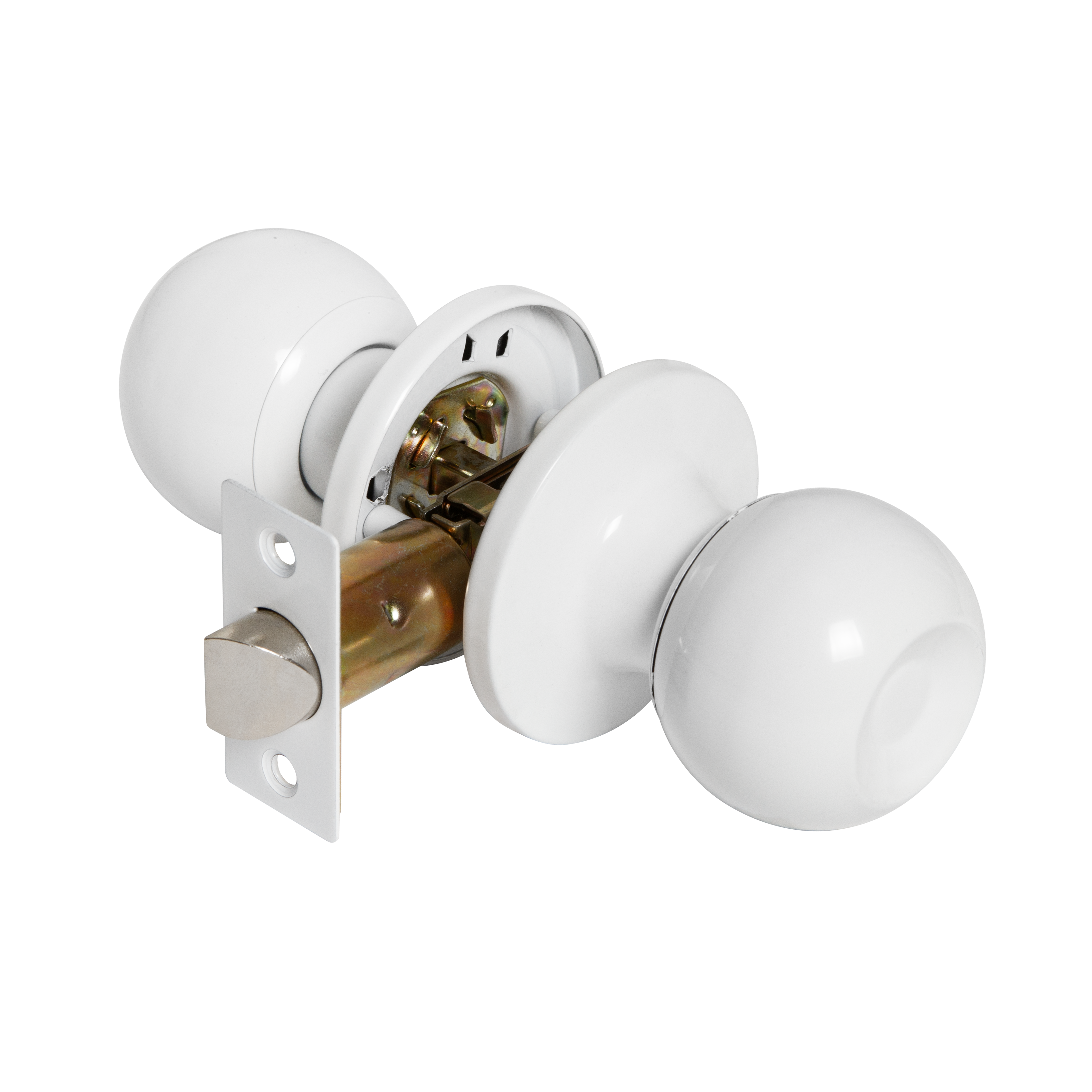 Ручка-кноб без запирания цвет белый