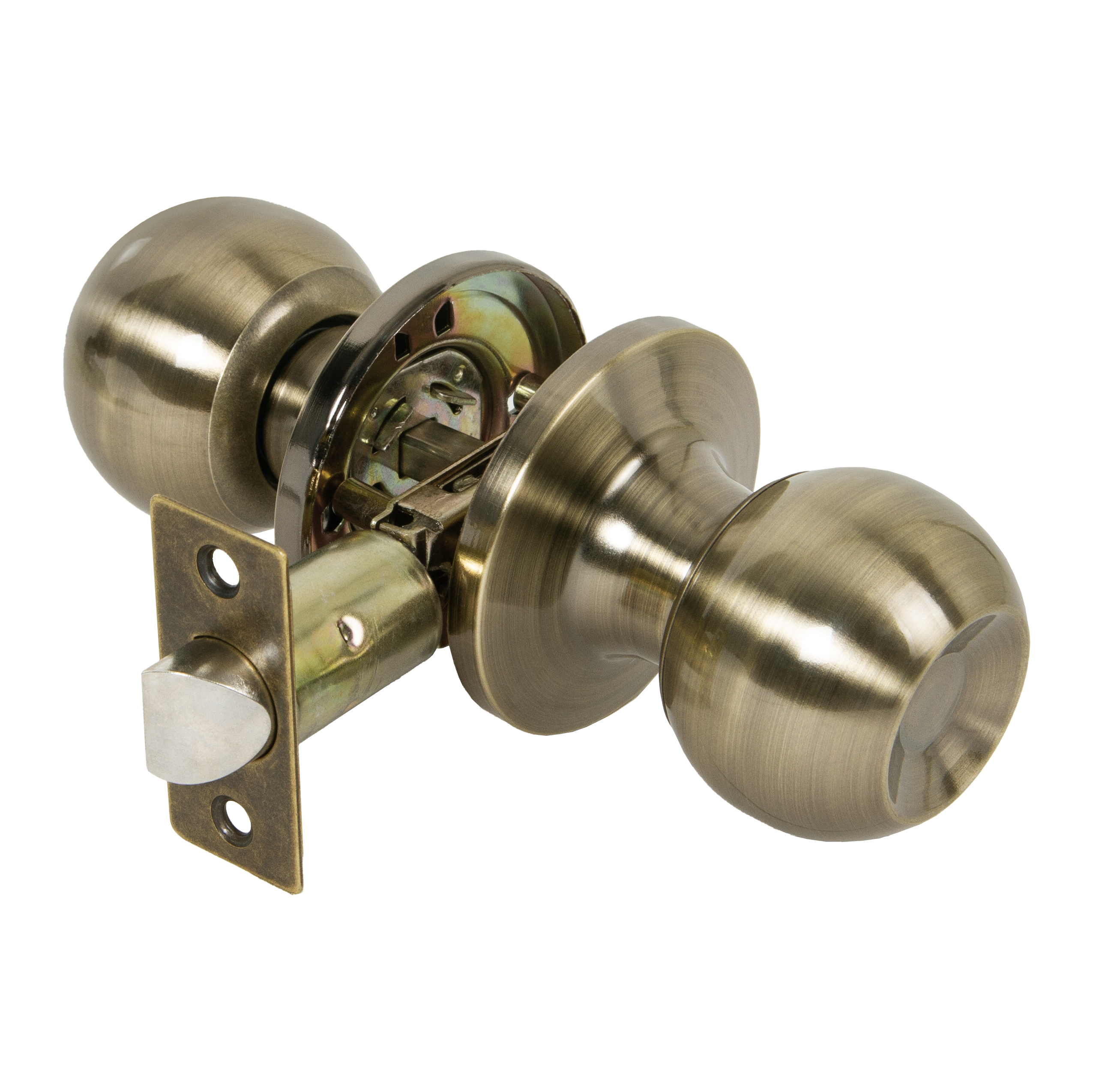 Ручка-кноб без запирания цвет бронза