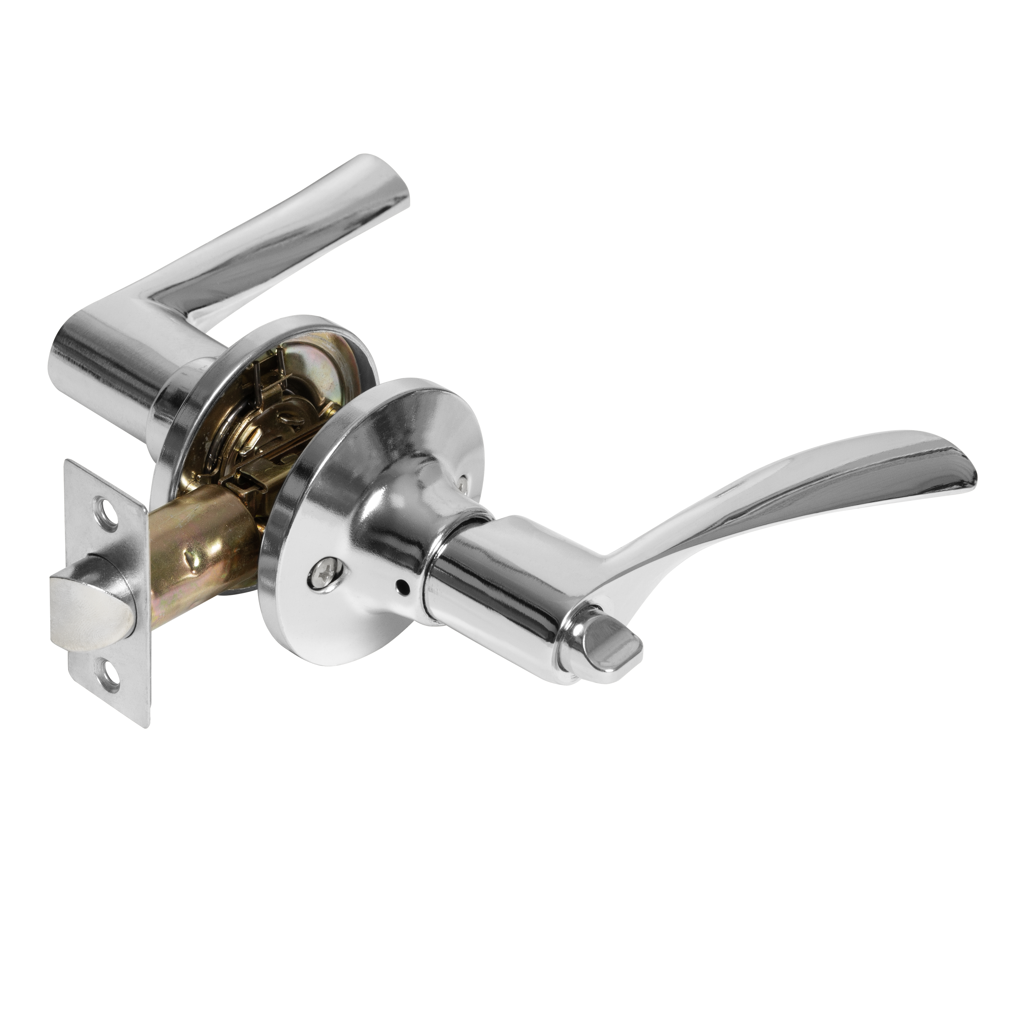 Ручка-защелка фиксатор цвет хром