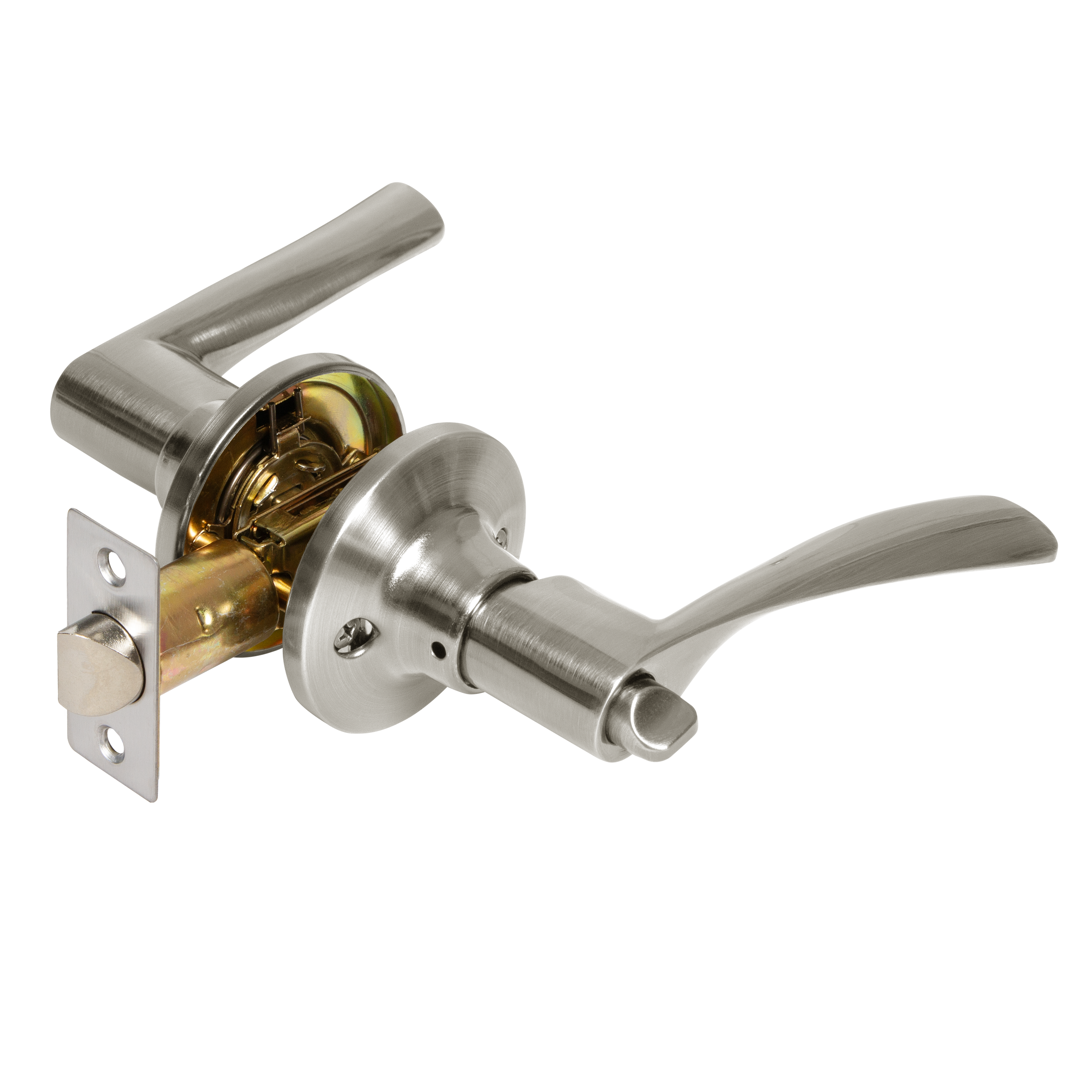 Ручка-защелка фиксатор цвет никель