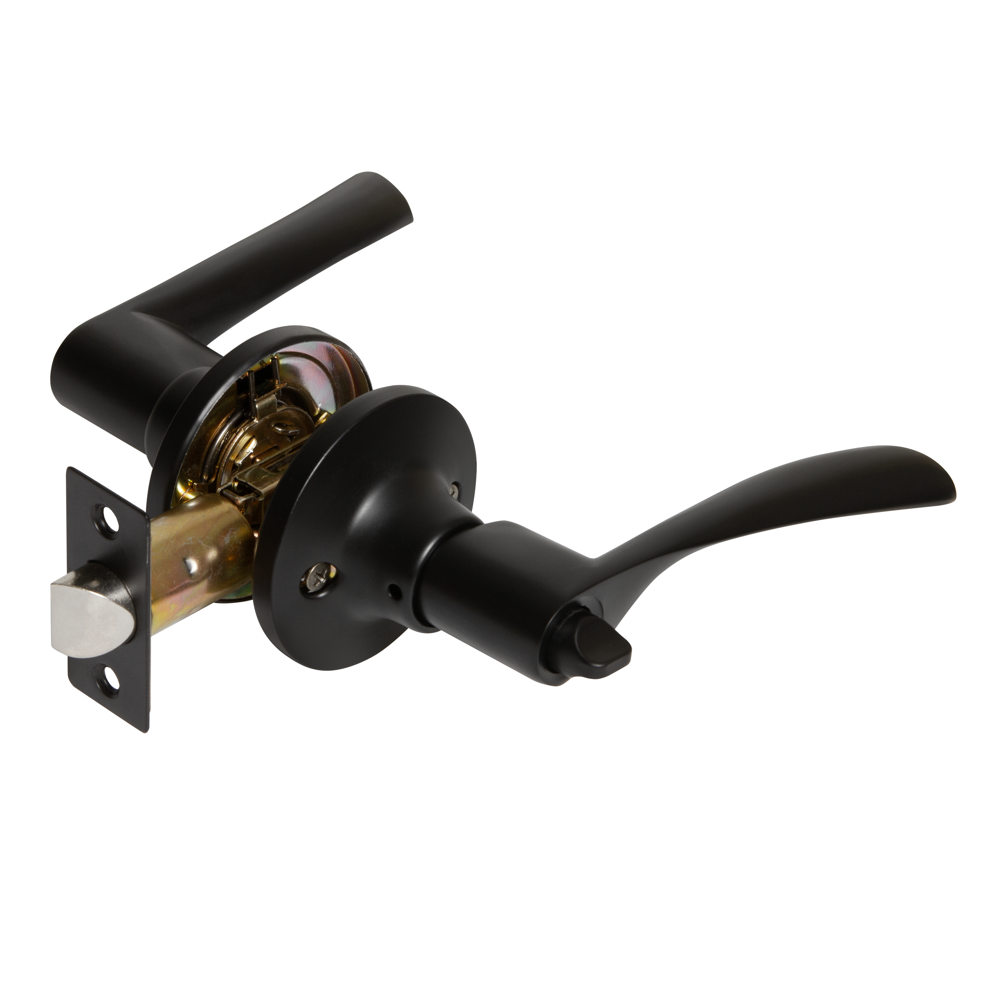 Ручка-защелка фиксатор цвет черный