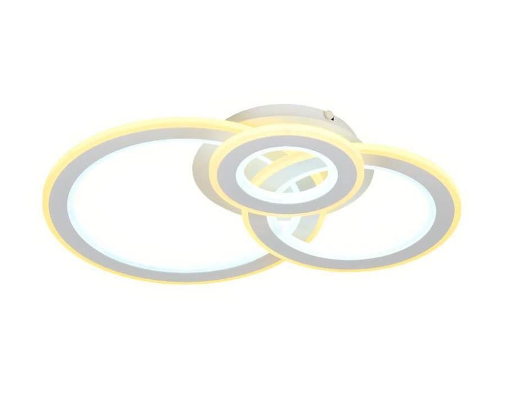 Изображение товара Люстра потолочная светодиодная Ambrella Light Original FA861 с пультом управления, цвет белый