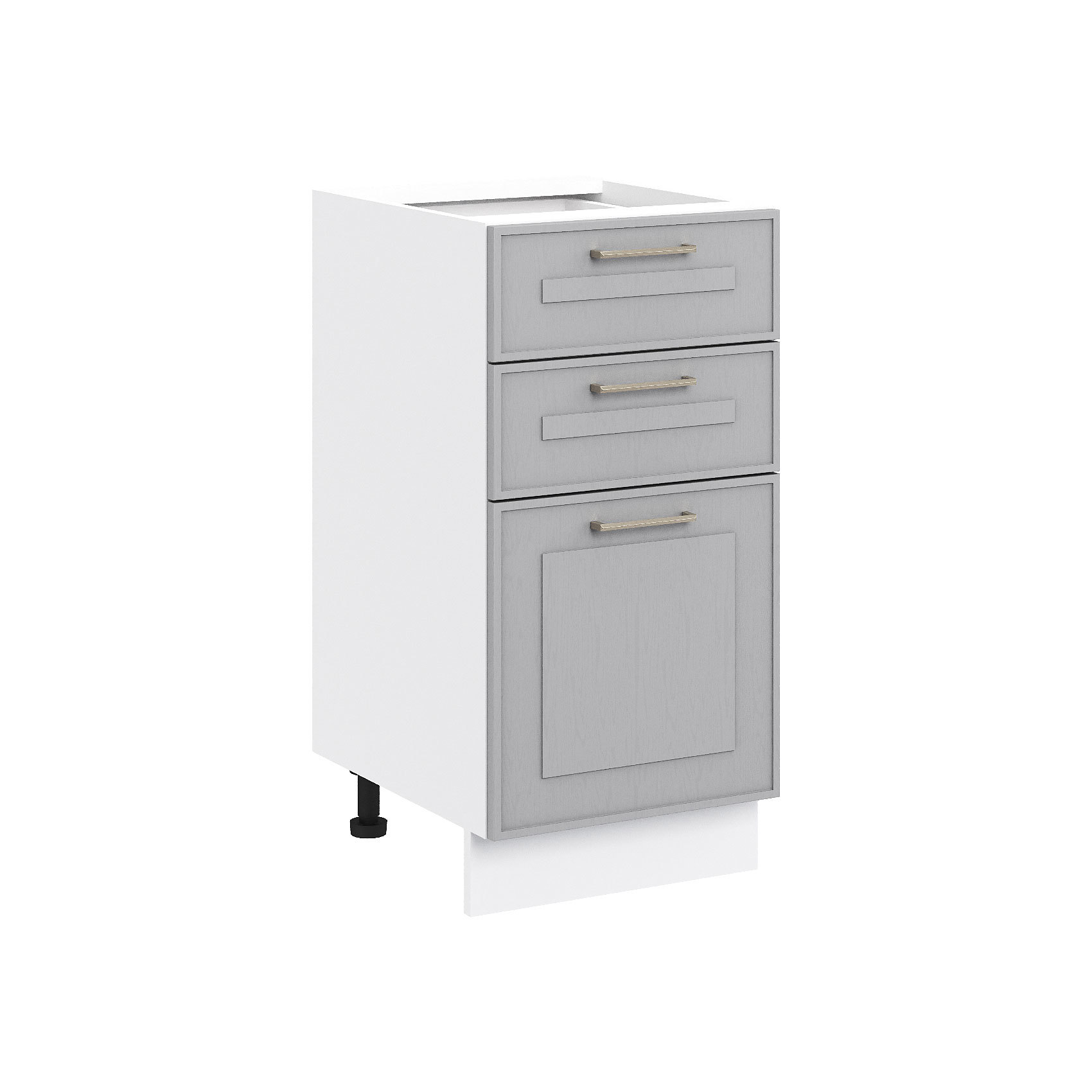 Изображение товара Напольный шкаф 601845546800 Сурская мебель Келли 40x81.6x47.8 см МДФ цвет серый