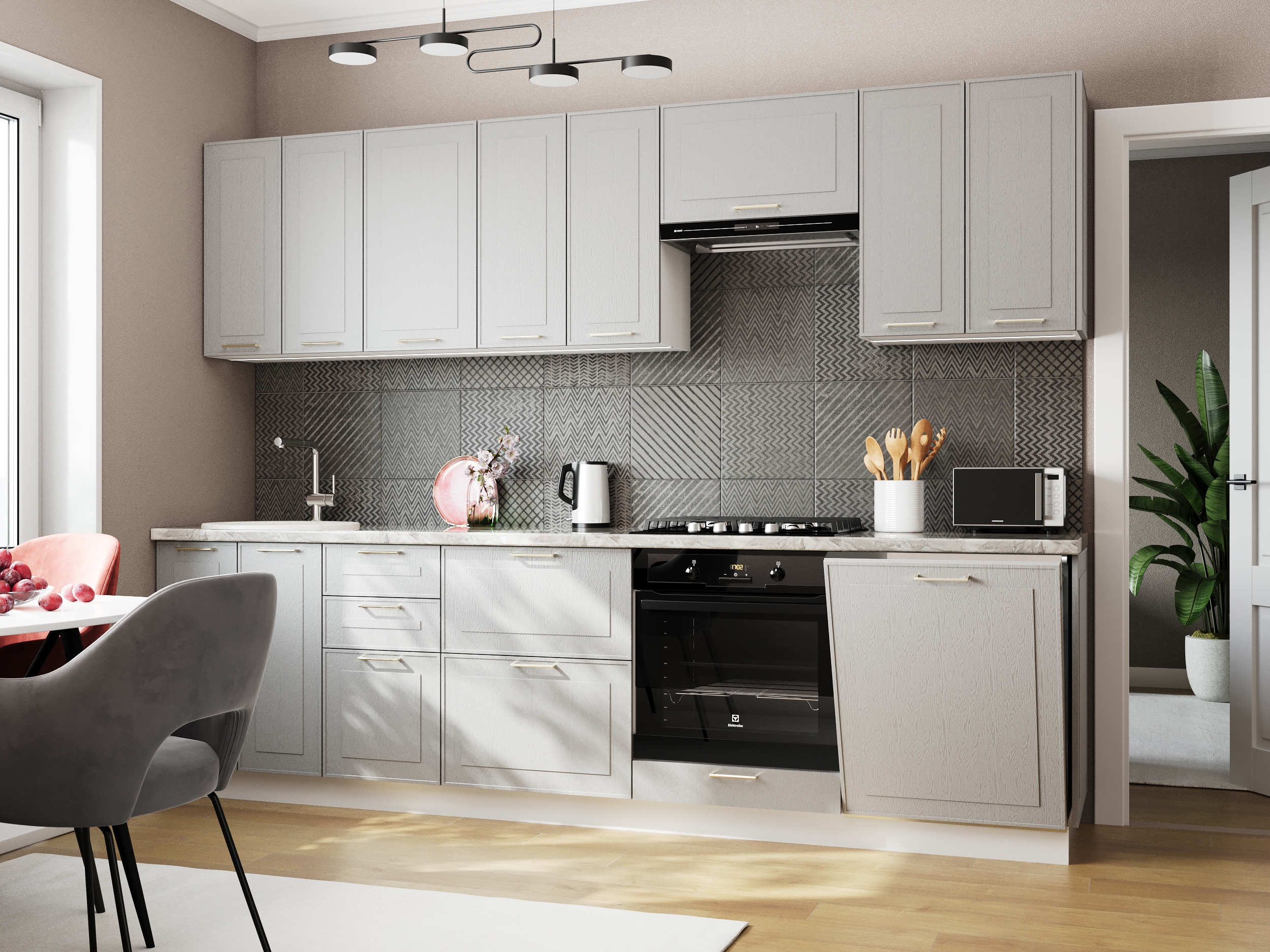 Изображение товара Навесной шкаф Сурская мебель Келли 40x71.6x31.8 см белый