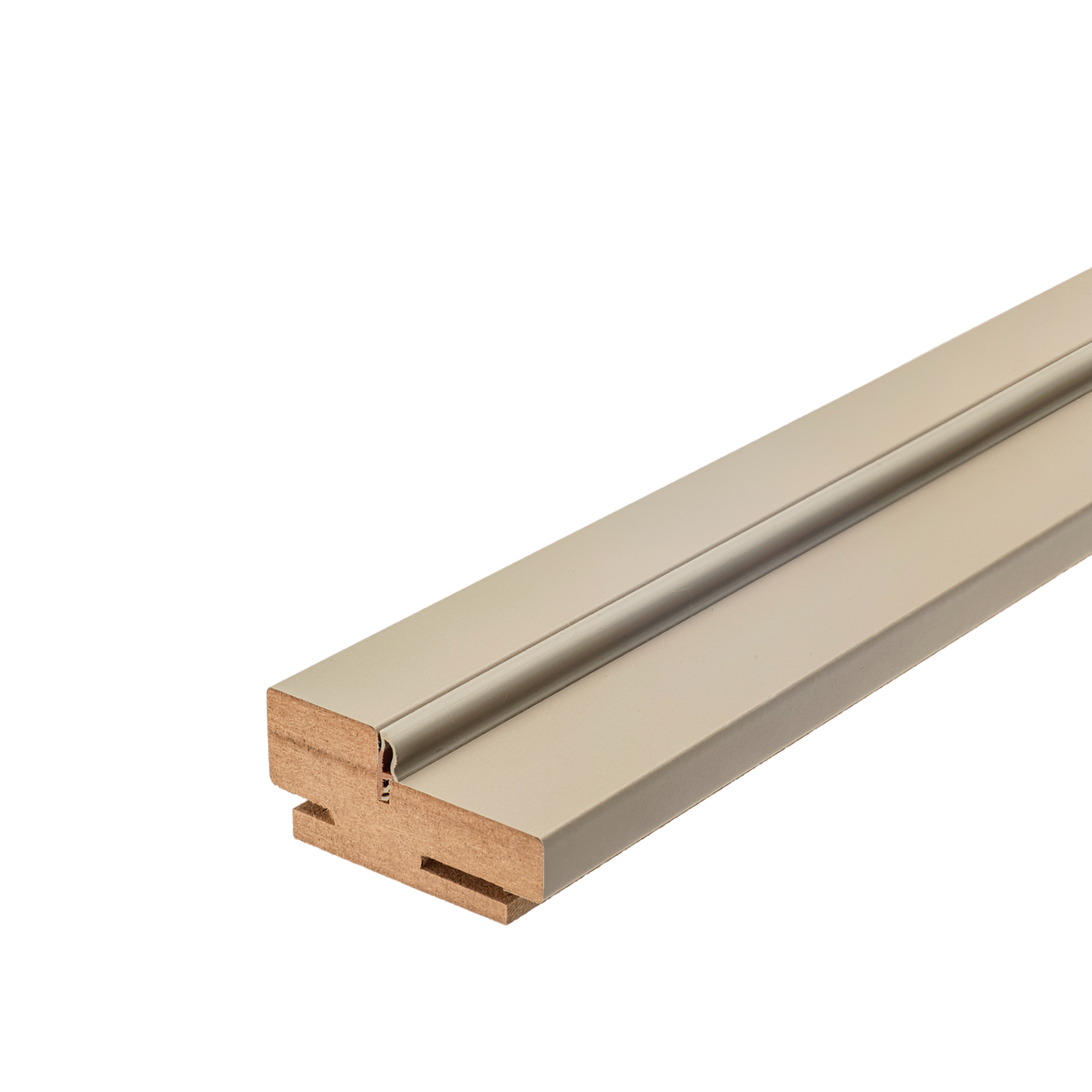 Дверная коробка Борно телескопическая 2070x70x32 мм полипропилен цвет бежевый (2.5 шт.)