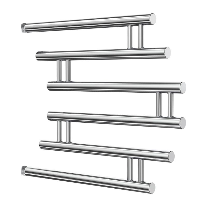 Изображение товара Полотенцесушитель водяной п-образный Mixline Simple pm4 532x600 мм боковая левая подводка нержавеющая сталь цвет серебристый