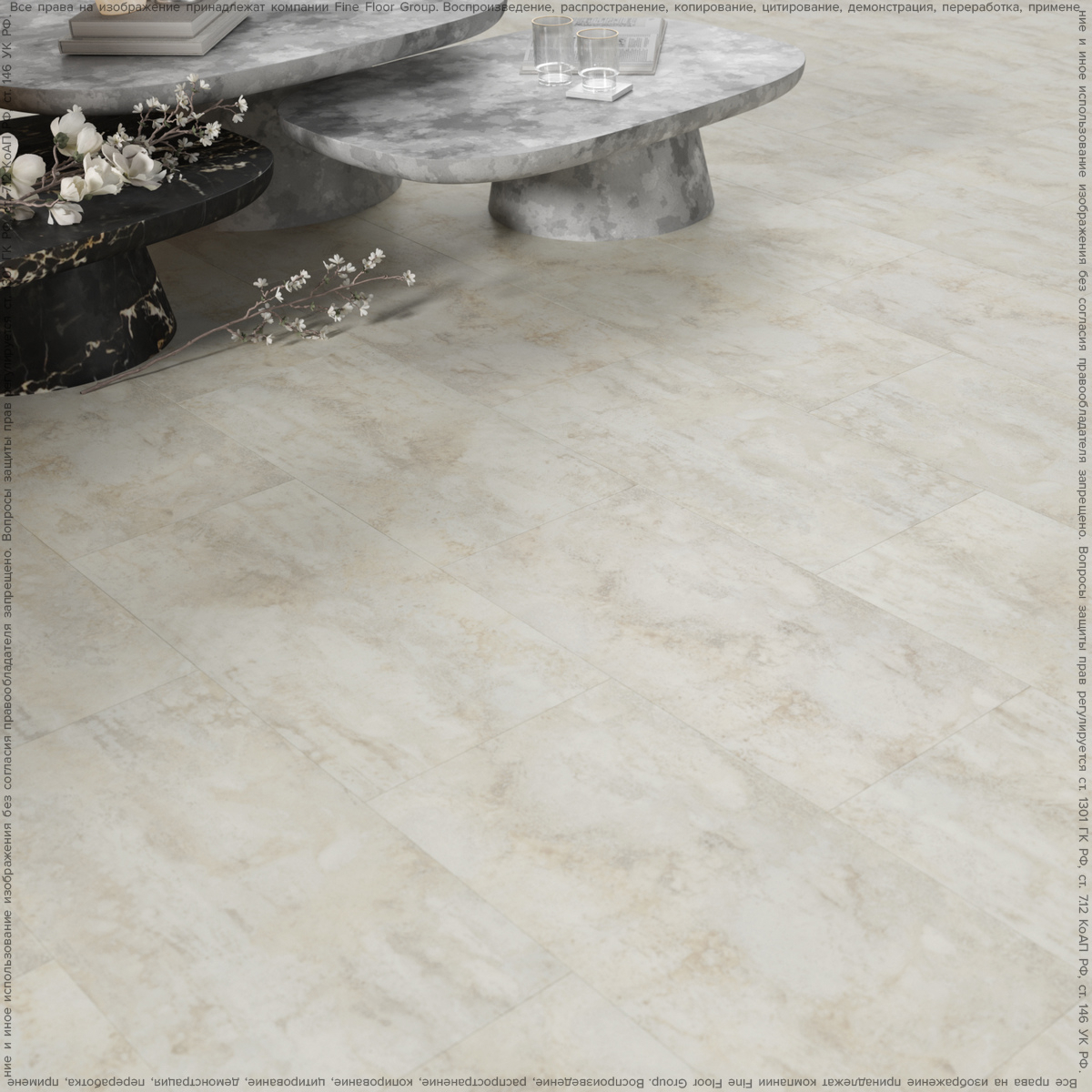 Изображение товара Кварц-виниловая плитка EcoClick EcoStone Броуд-Пик 42 класс 2.3 мм 4.08 м²