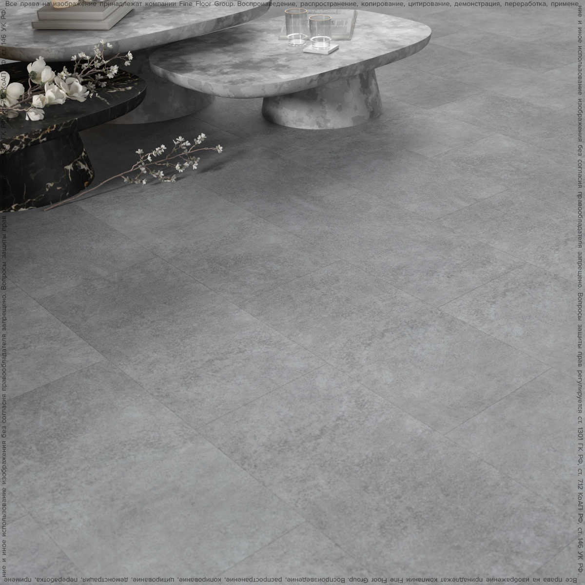 Изображение товара Кварц-виниловая плитка EcoClick EcoStone Иджен 42 класс, влагостойкая, теплый пол