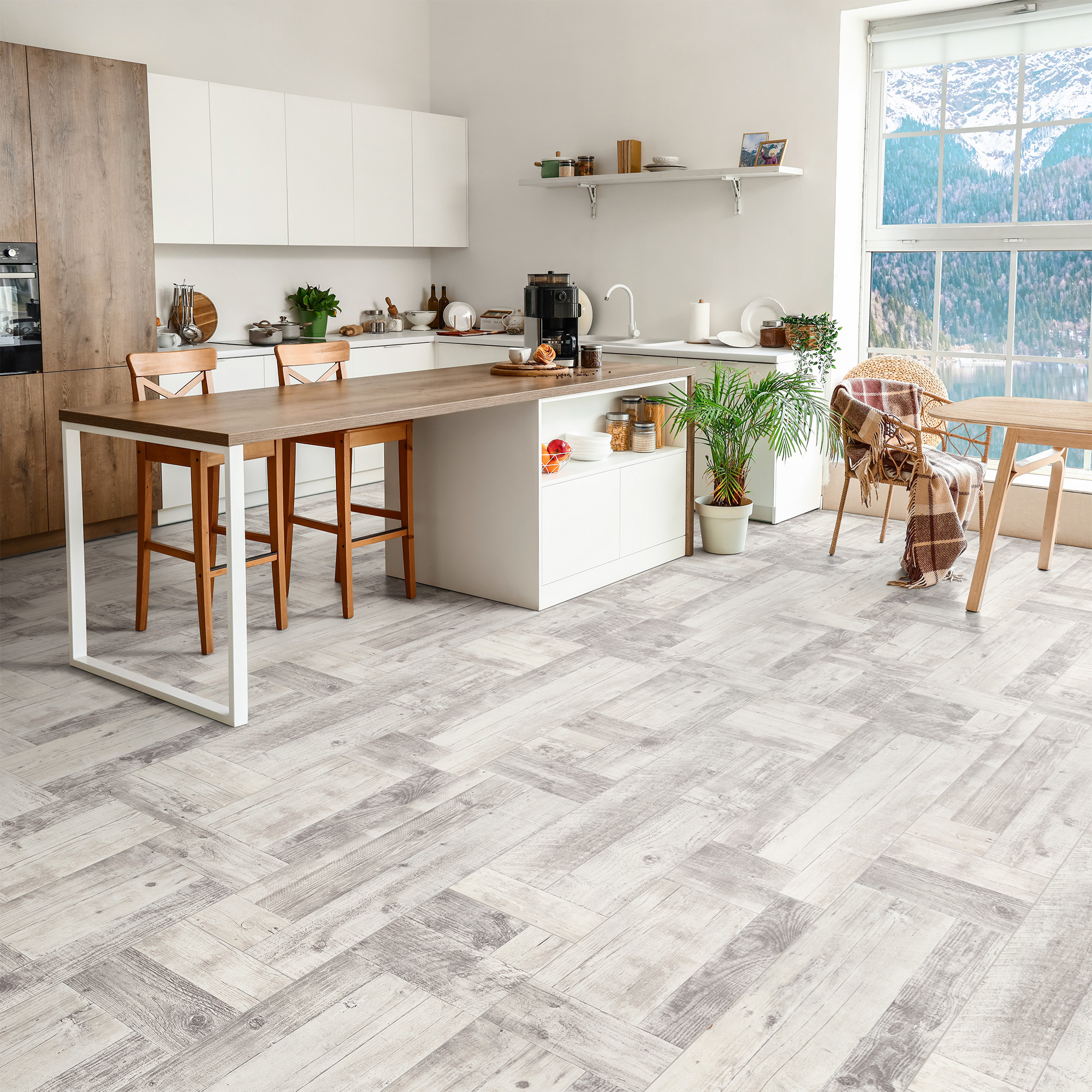 Изображение товара Ламинат Чикаго 33 класс 12 мм с фаской для ванной кухни и спальни