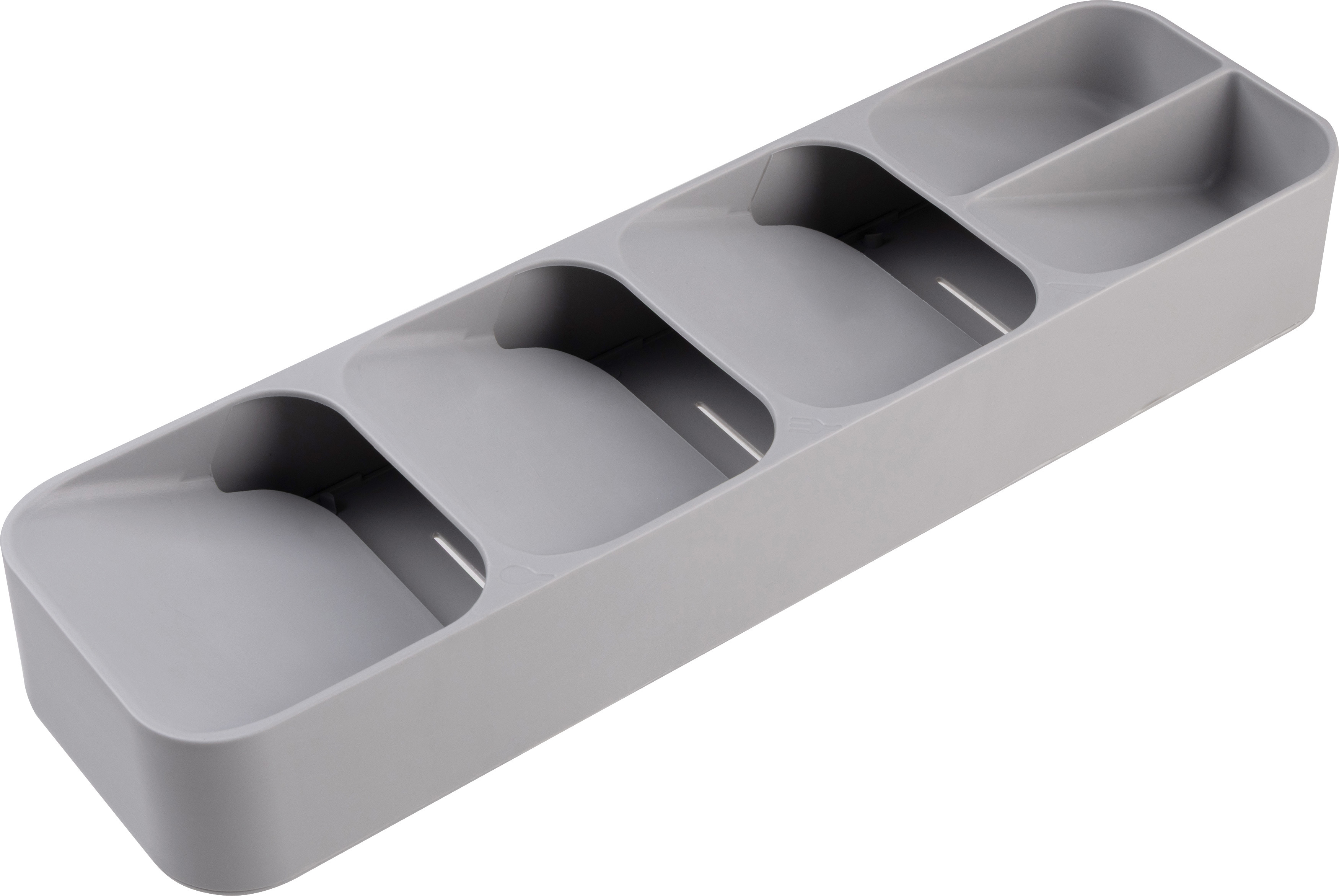 Изображение товара Лоток для столовых приборов Mallony Skandi 39.5х11.2х5.5 см из полипропилена серого цвета