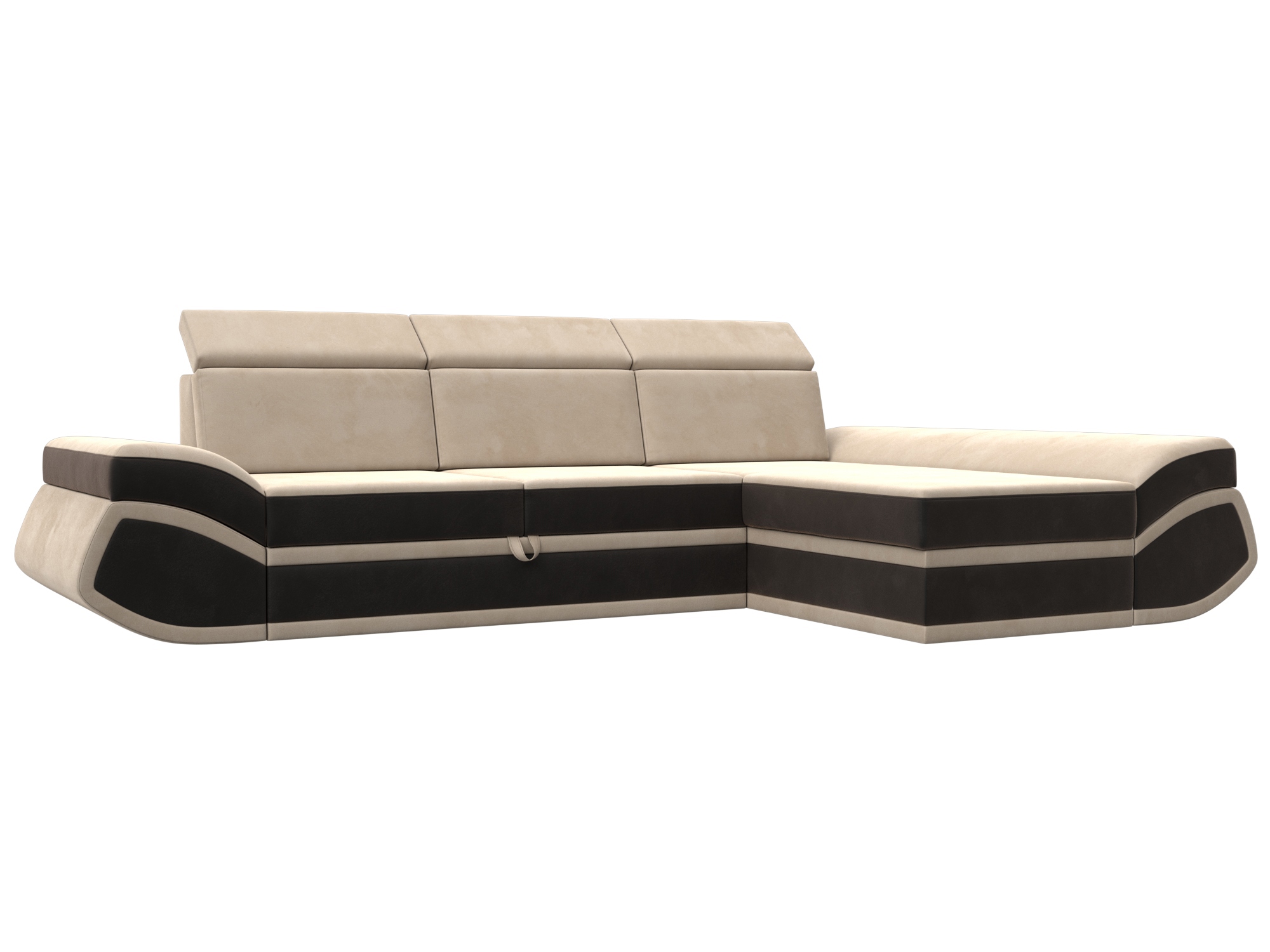 Изображение товара Угловой диван Лига-032 с механизмом Дельфин и бельевыми ящиками