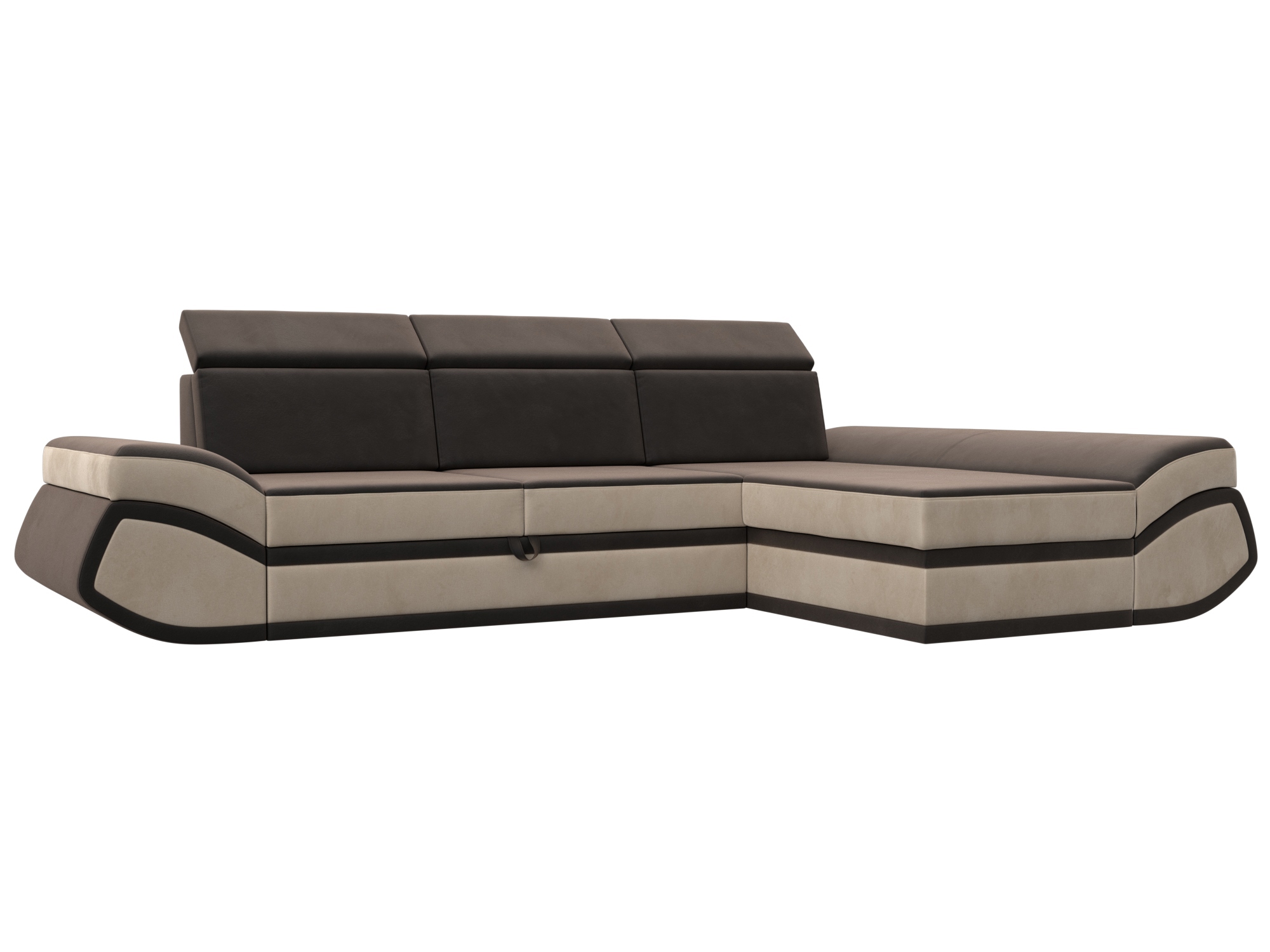 Изображение товара Угловой диван Лига-032 с механизмом Дельфин, велюр, Россия