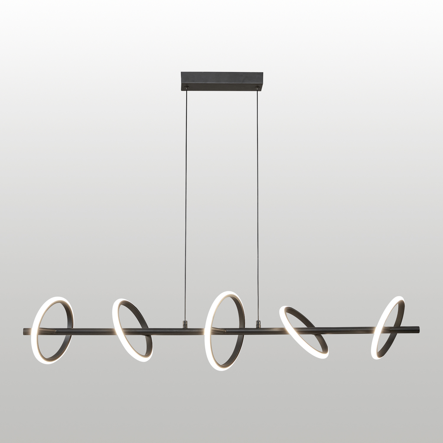 Изображение товара Светильник подвесной Люссоле Kimble Sy8147 25 м² нейтральный белый черный