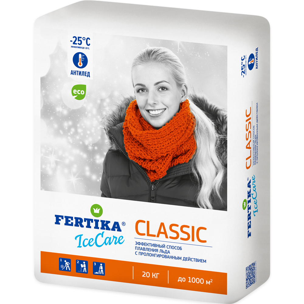 Изображение товара Противогололедный реагенты IceCare Classic до -25 граусов 20 кг