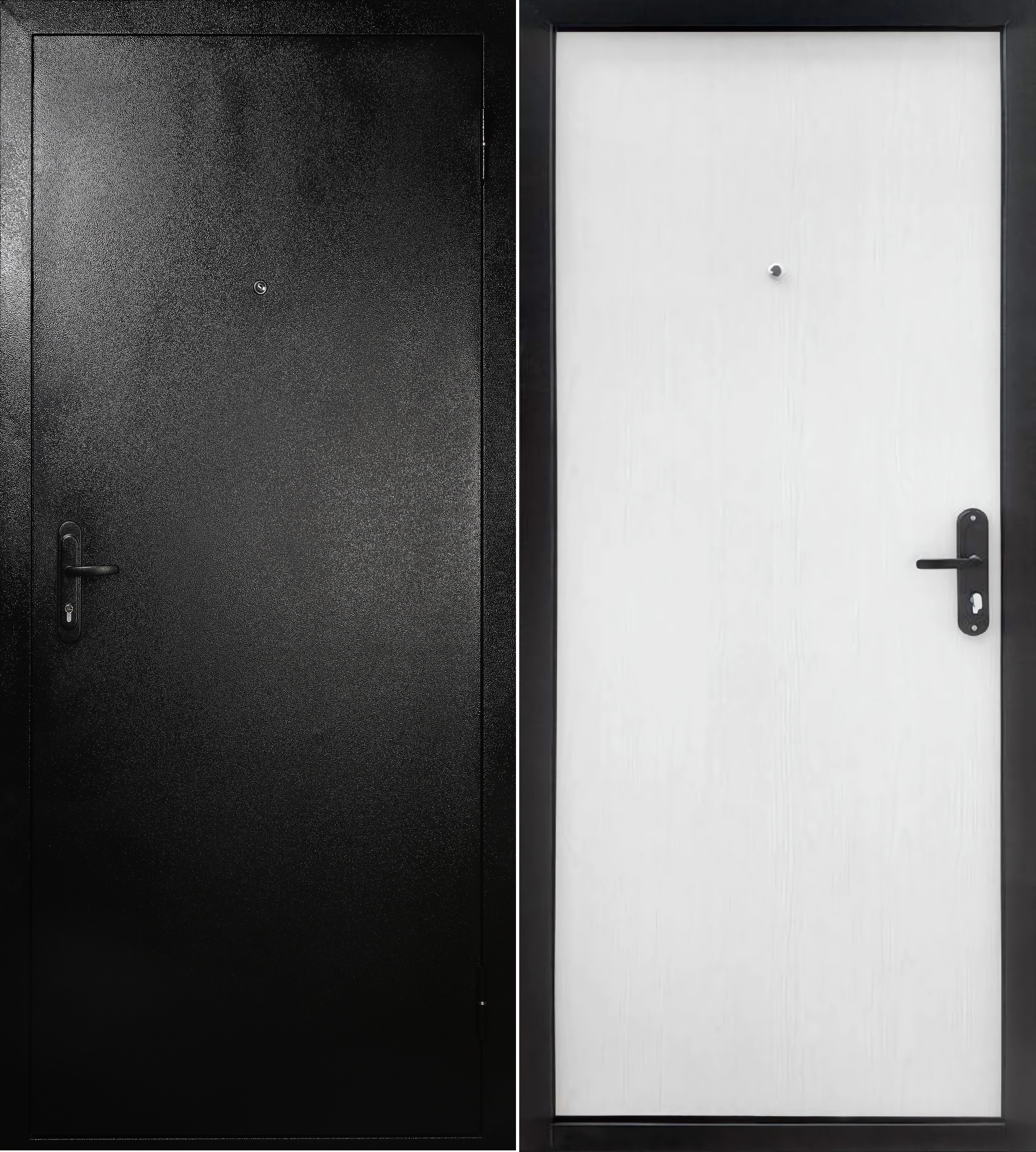 Изображение товара Входная дверь металлическая 86x207 см правая белый