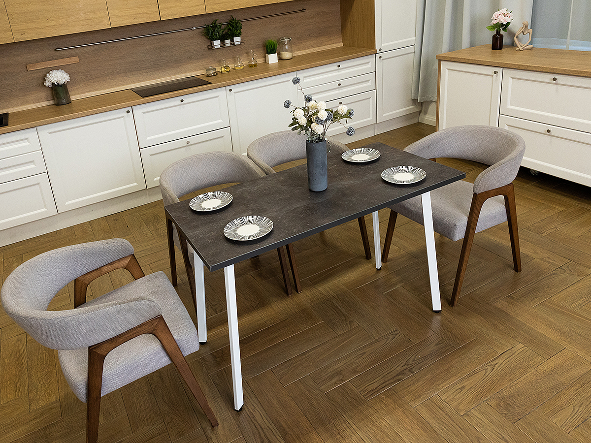 Изображение товара Кухонный стол Diko Loft Delight Dining DL-868327 140х70х75 см цвет ателье темный