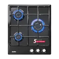 Изображение товара Газовая варочная панель Simfer H45V30B400 45 см 3 конфорки черный