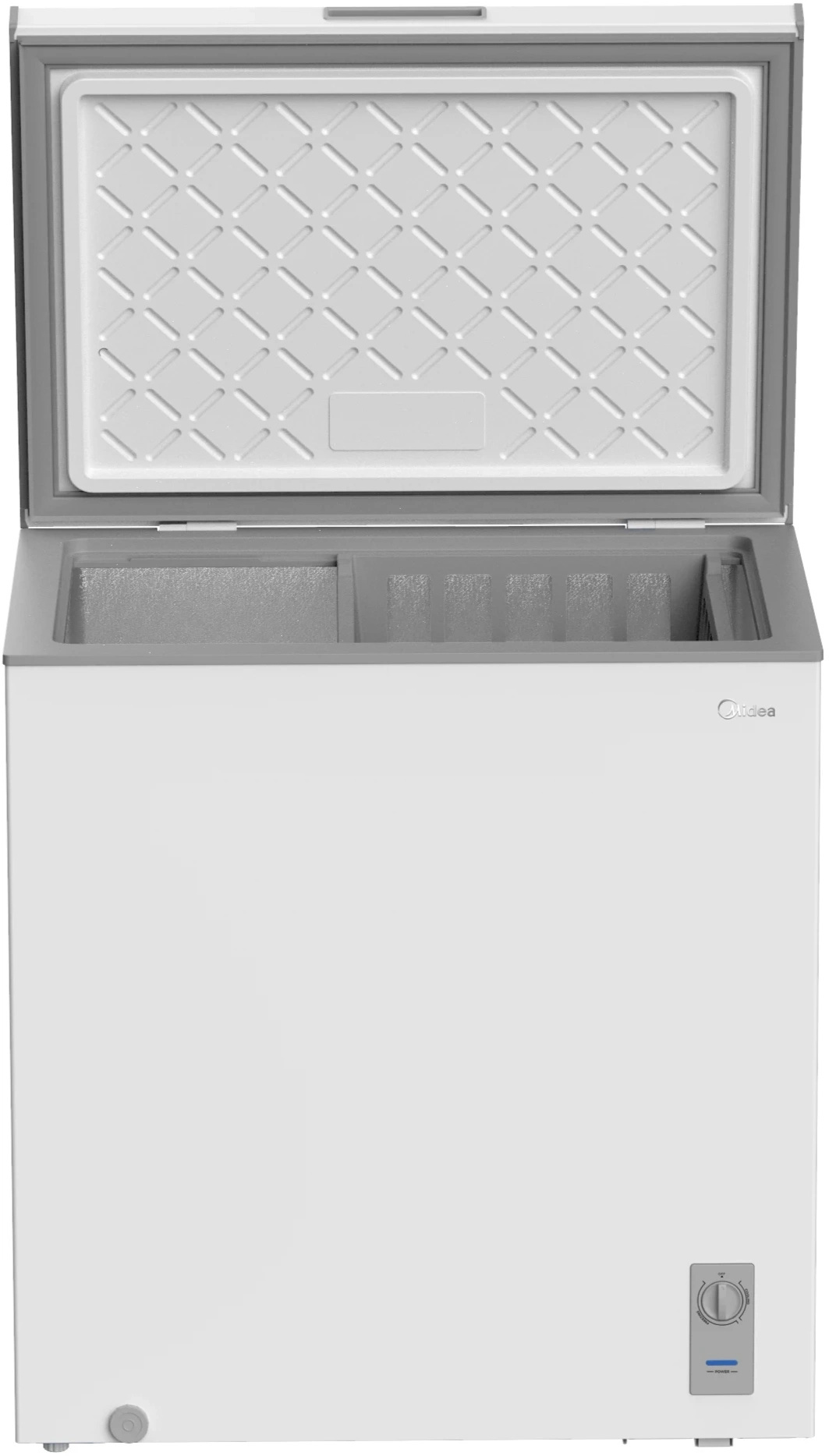 Изображение товара Морозильный ларь Midea 2119825 58x88x80 см цвет белый Изображение товара Морозильный ларь Midea 2119825 58x88x80 см цвет белый